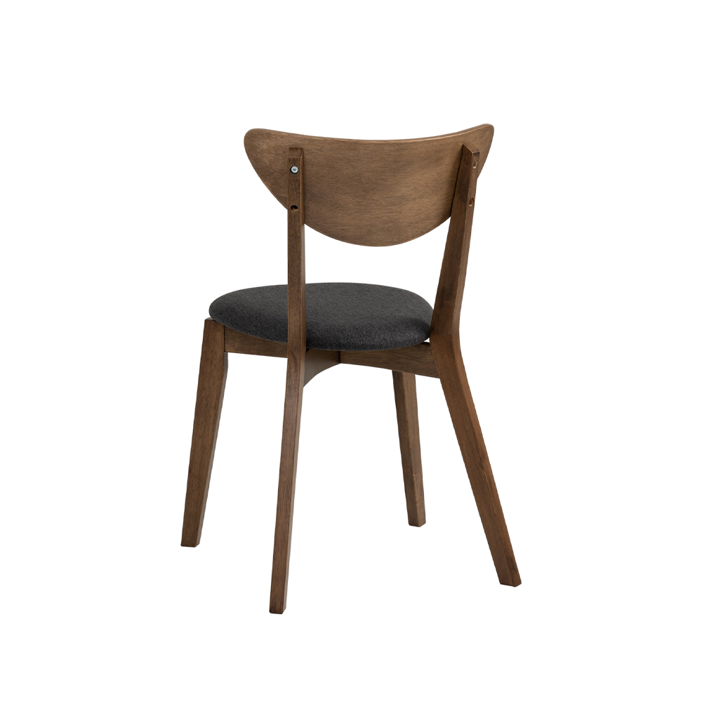 Harper Dining Chair - Modern Wooden Dining Room Chair with Upholstered Seat - Perfect for Kitchen, Dining Room, and Home Office Use