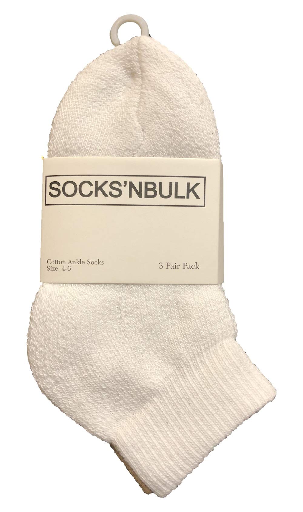 Yacht & Smith Kids Ankle Athletic Sports Socks - 12 Pairs Bulk Pack for Boys & Girls - Breathable Cotton Crew Socks for Running, Basketball, Soccer - Perfect for School, Gym & Daily Wear