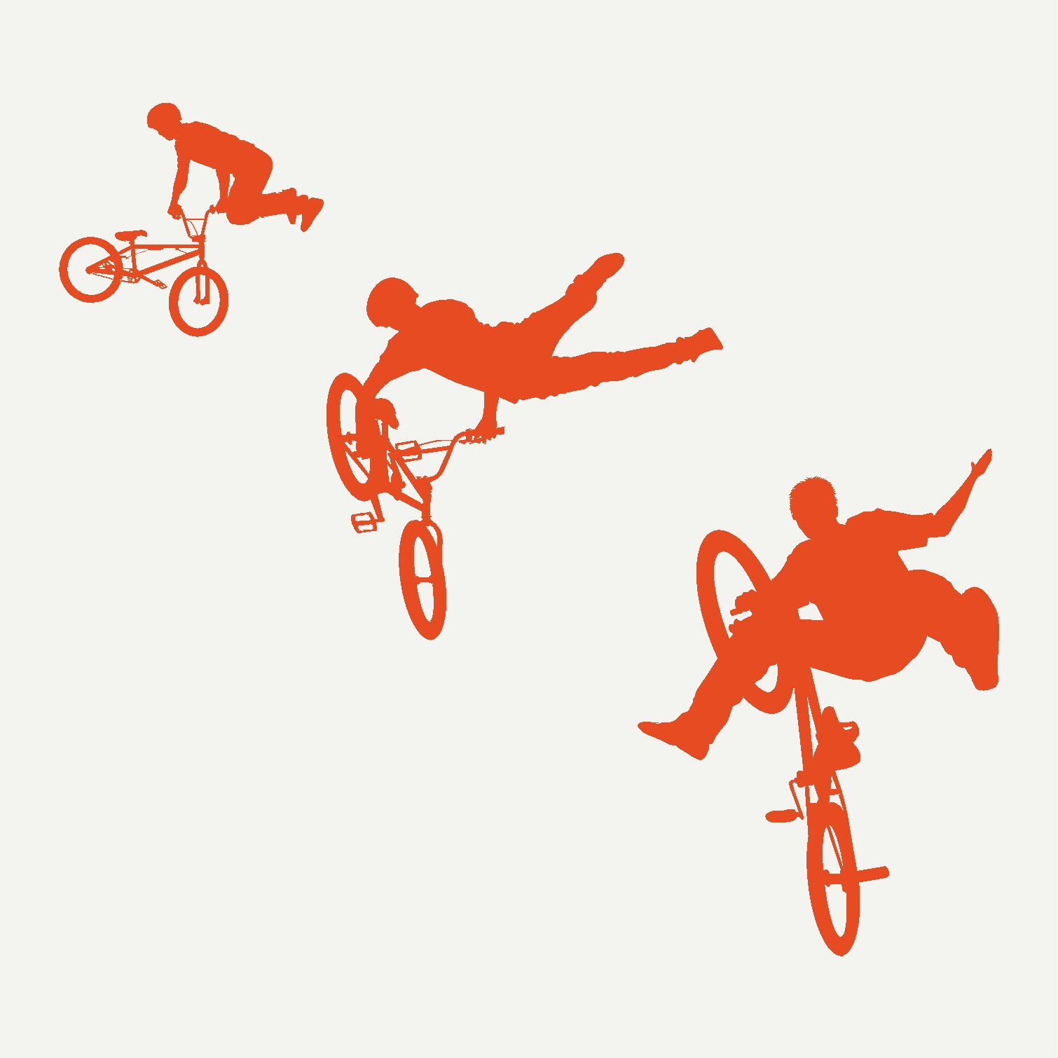 BMX Biker Wall Decal for Boys Room - 23