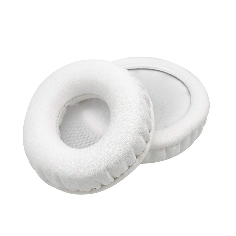 Replacement Ear Pads Cushion Cover for Sony MDR-ZX610 MDR-ZX660 MDR-ZX600 Headphones - Soft White Earpads for Comfort & Noise Isolation - Perfect for Gaming, Music & Office Use