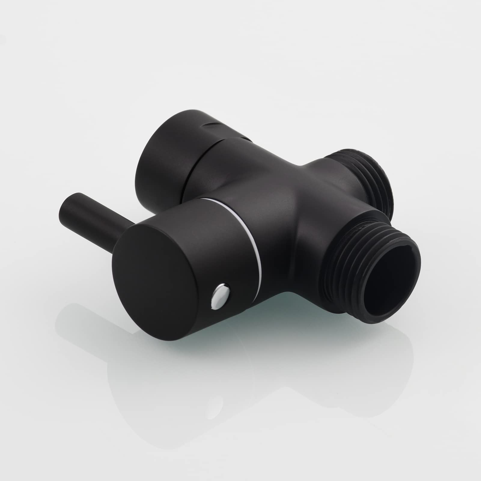 CIENCIA 3-Way Brass Shower Diverter Valve - G 1/2 Inch, Black Shower Parts for Hand Shower & Bath Faucet (Model DSF007C) | Perfect for Bathroom Renovation & Shower System Upgrade