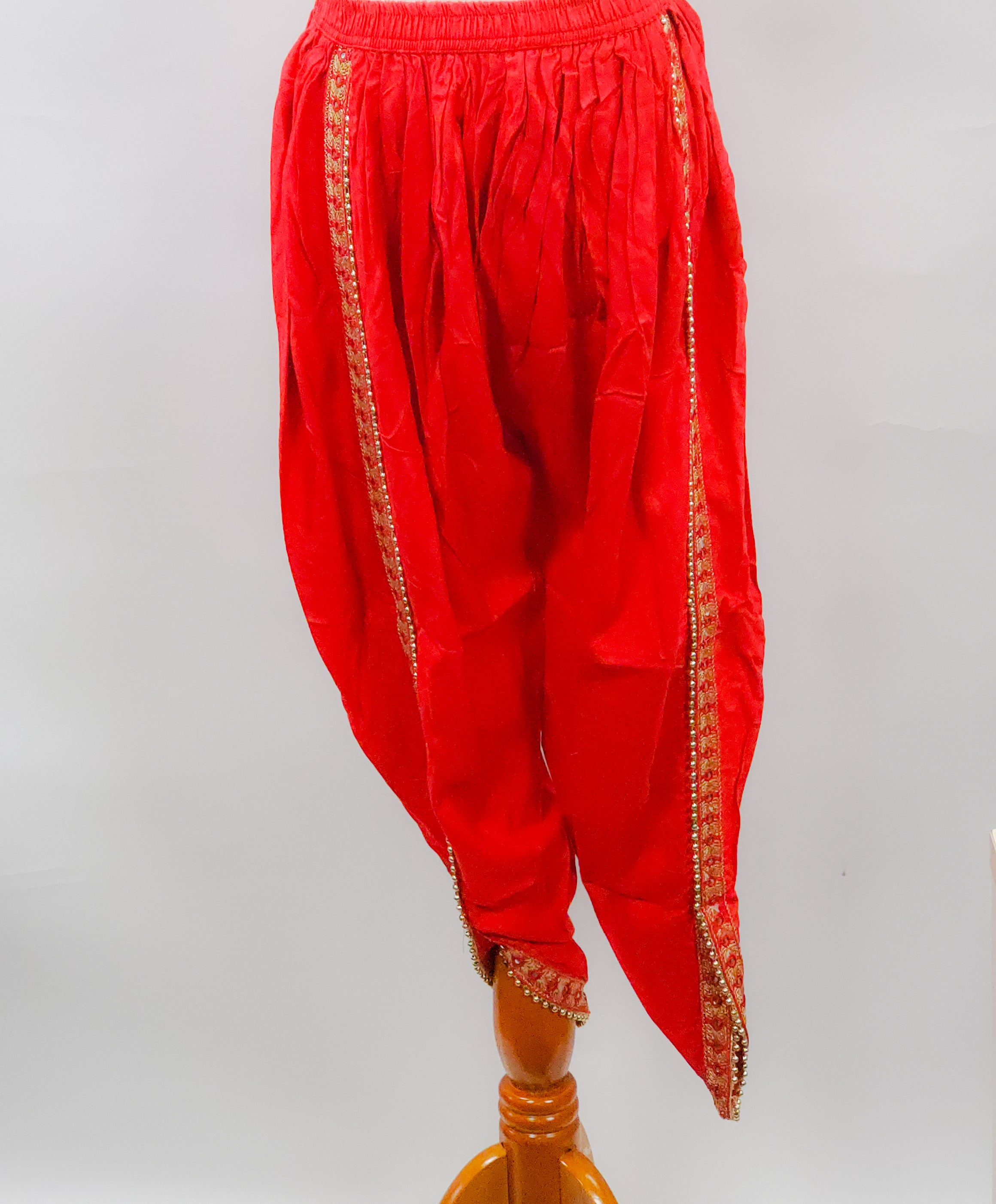 Women's Rayon Full-Length Dhoti Pants - Free Size Comfortable & Flowy for Yoga, Meditation, and Boho Fashion