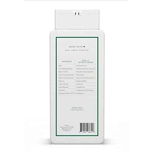 **Eucalyptus & Mint Hydrating Body Wash - 11.5 oz (340ml) - Natural & Moisturizing - Perfect for Post-Workout & Relaxing Showers**