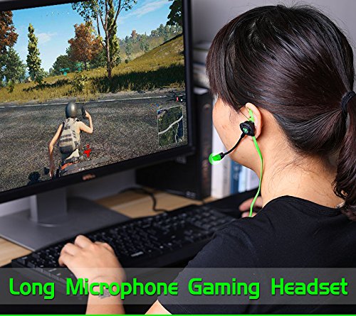 G30 Wired Gaming Headset for PC - Noise Isolating In-Ear Earbuds with Adjustable Microphone & Deep Bass - Perfect for Esports, Streaming & Online Gaming