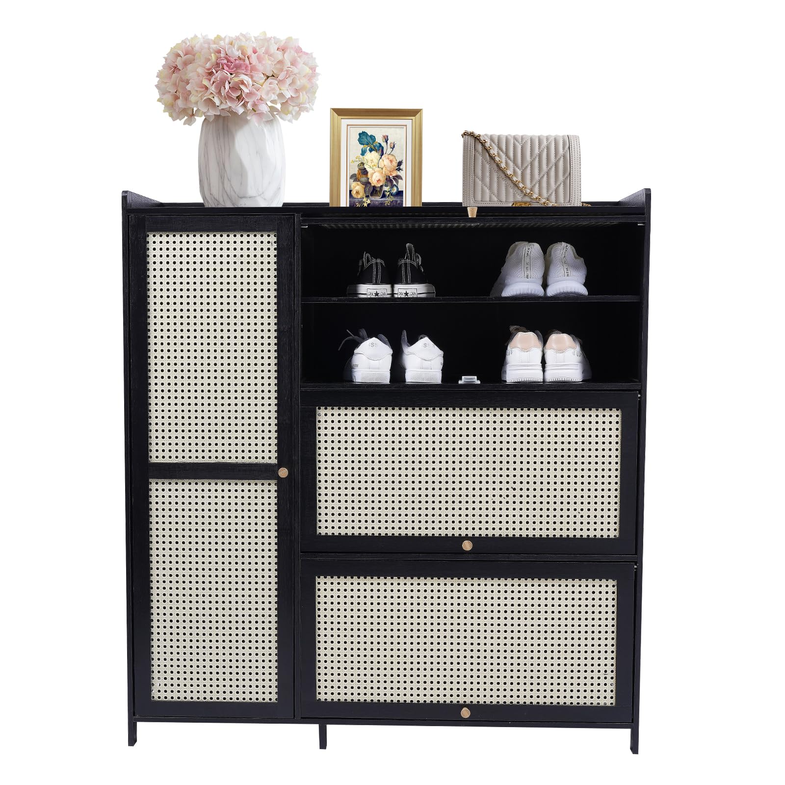 4-Door Shoe Storage Cabinet - 13