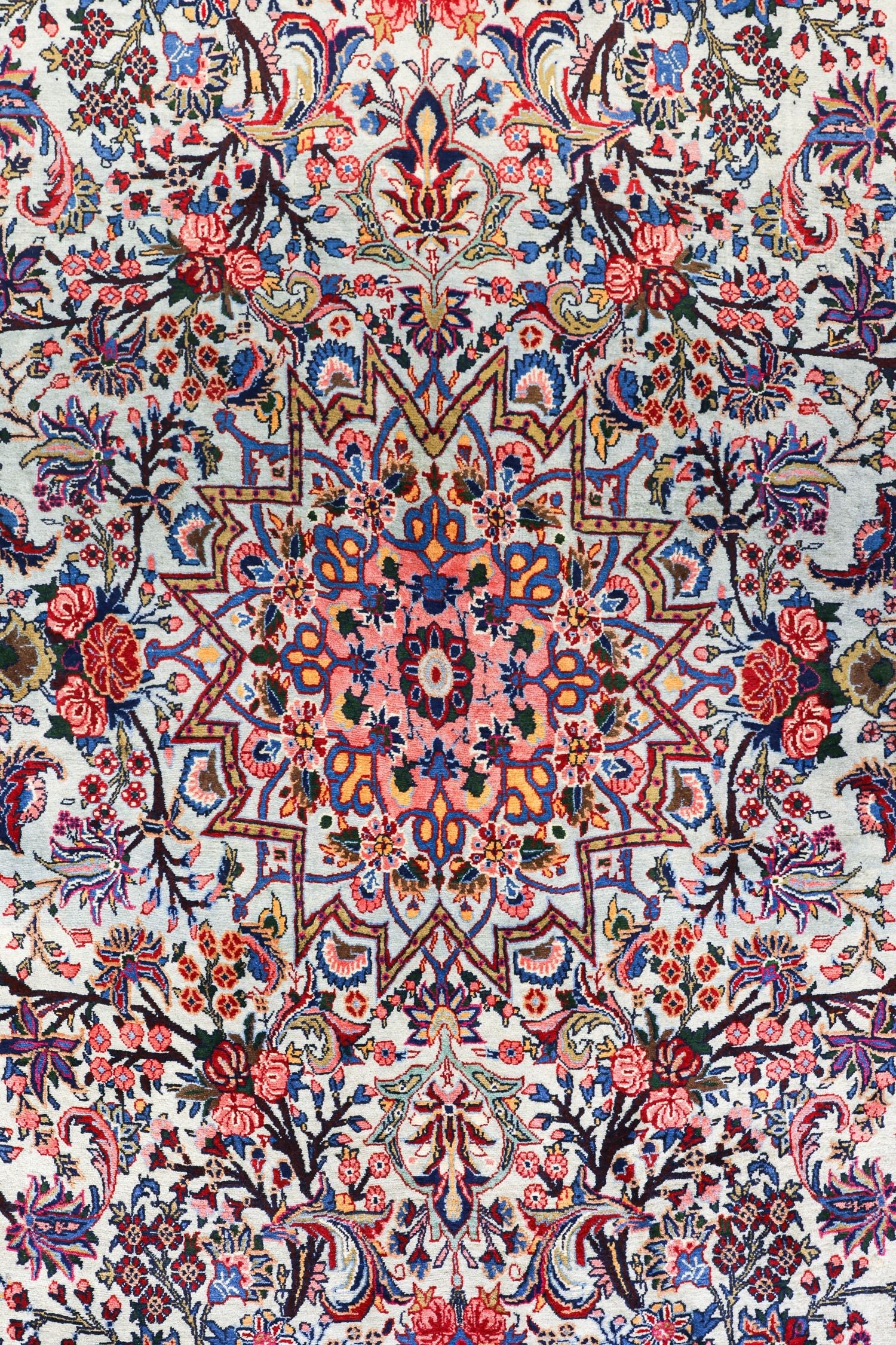 Antique Bijar Handwoven Traditional Persian Rug - J78487 - Perfect for Living Room, Bedroom & Home Decor