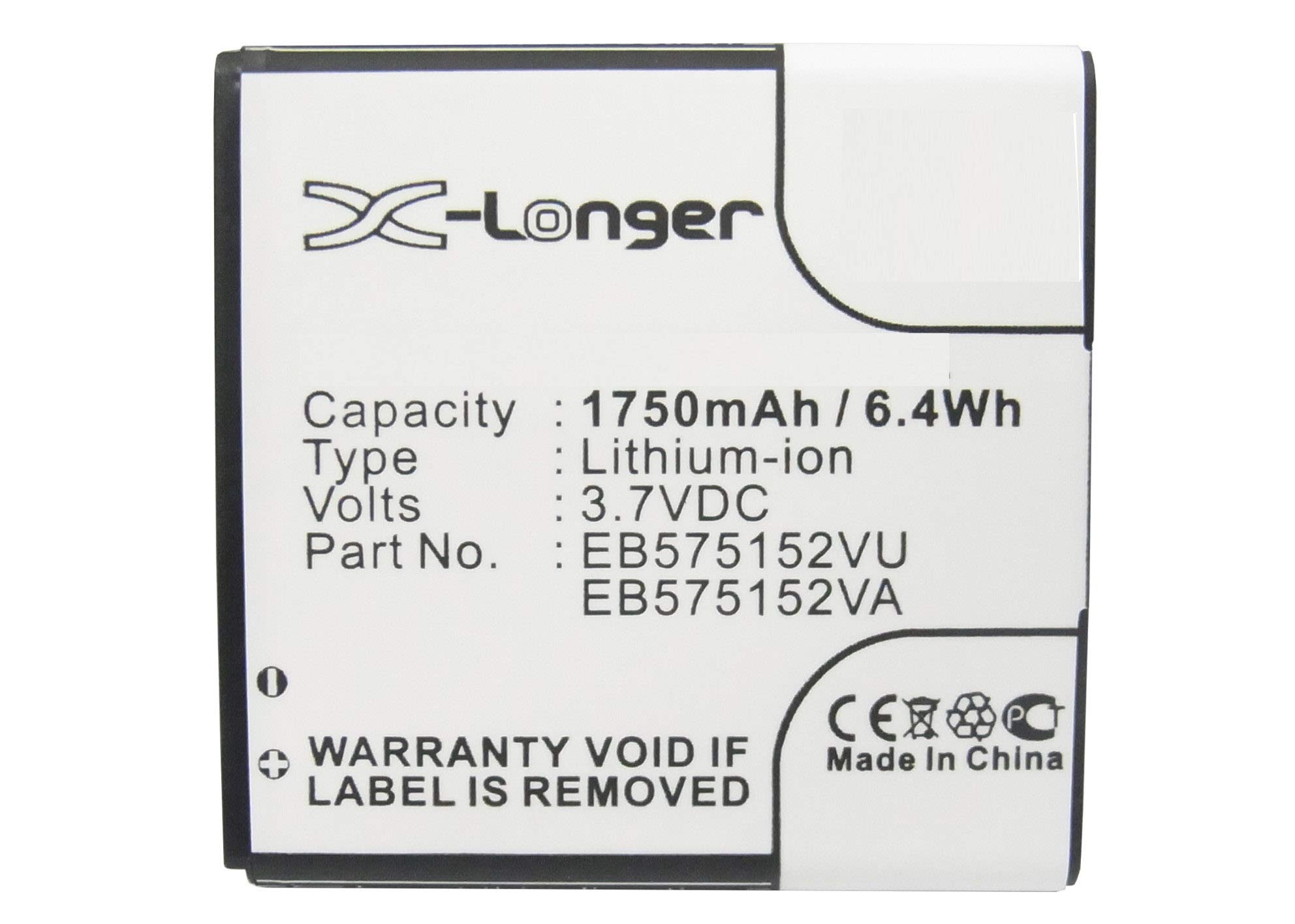 Synergy 1750mAh Li-Ion Battery for Samsung Focus - Long Lasting Power for Daily Use