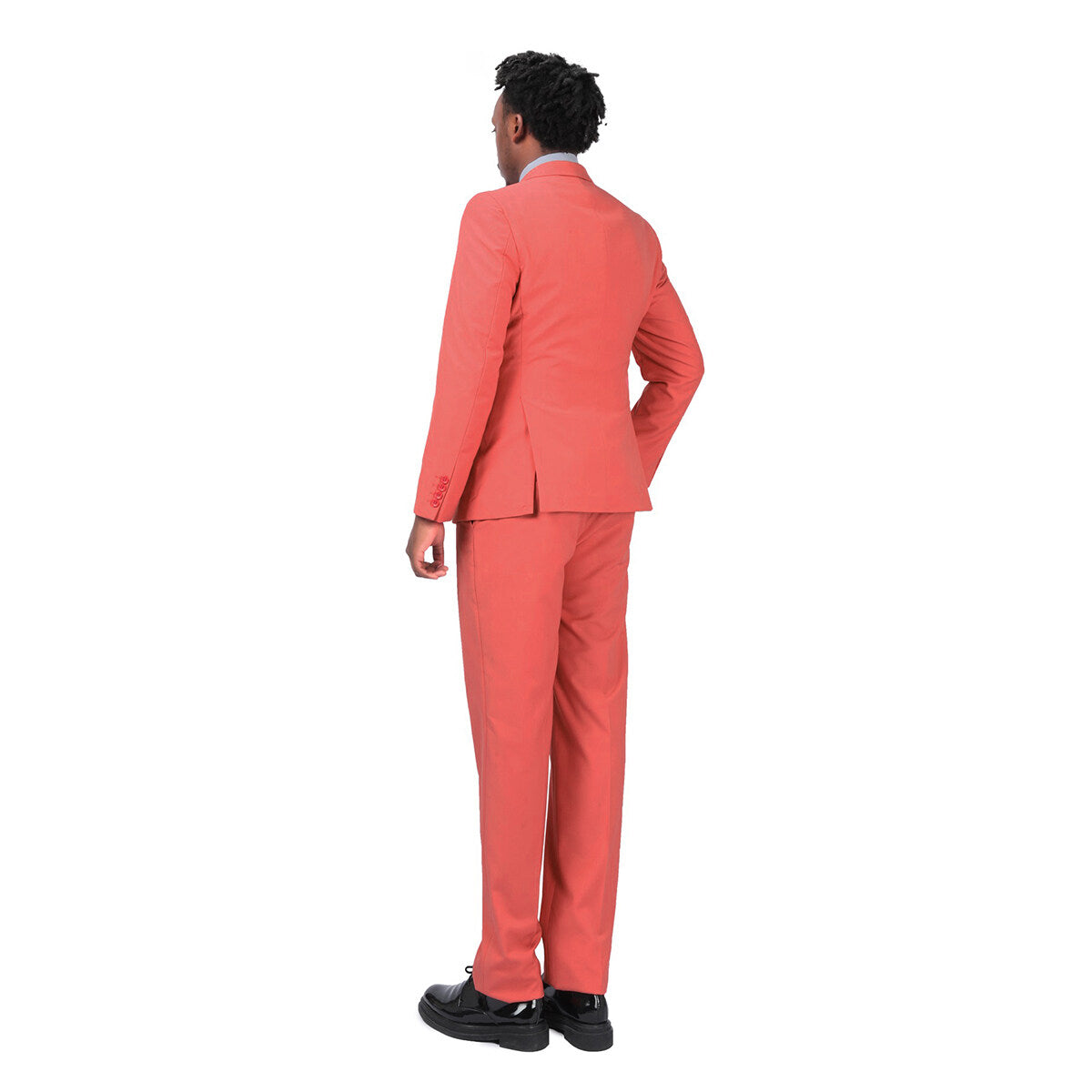 3 Piece Slim Fit One Button Rose Red Suit Set for Men - Formal Business Attire, Wedding & Special Occasions | Fashionable Office Wear & Evening Outfits
