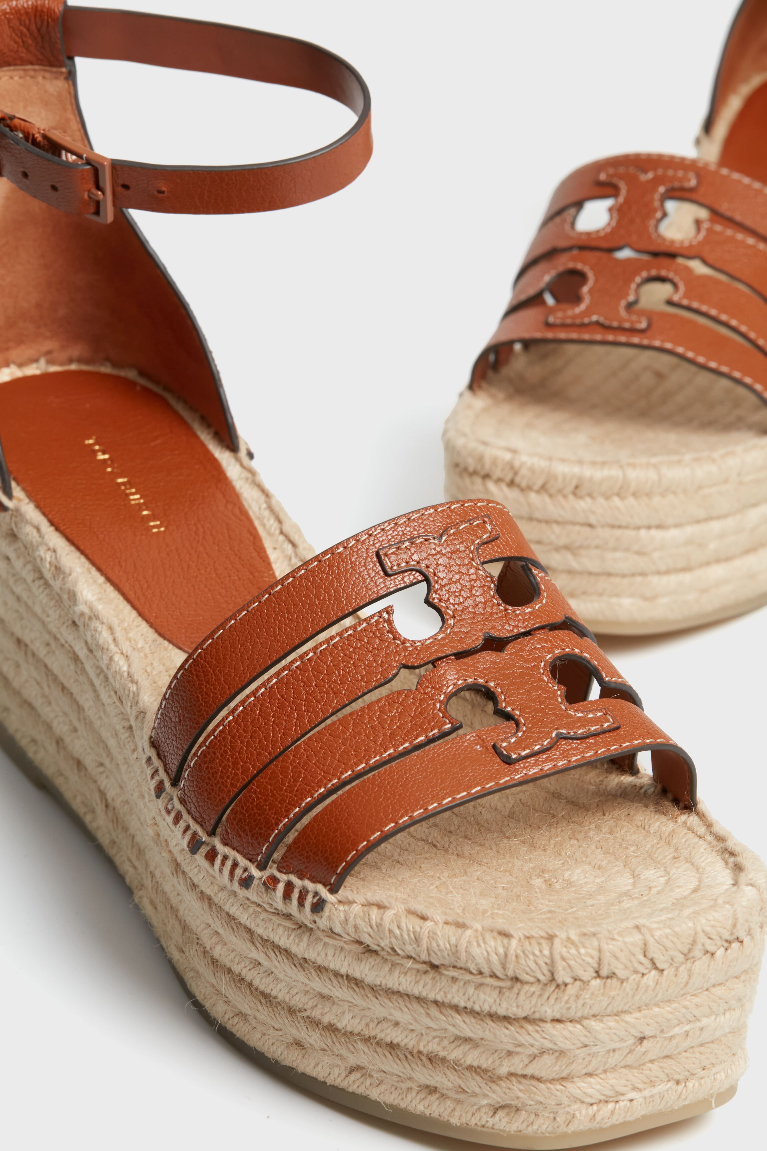 Bourbon Ines Cage Wedge Espadrille Sandals - Comfortable Women's Summer Shoes for Beach, Casual Outfits & Weddings