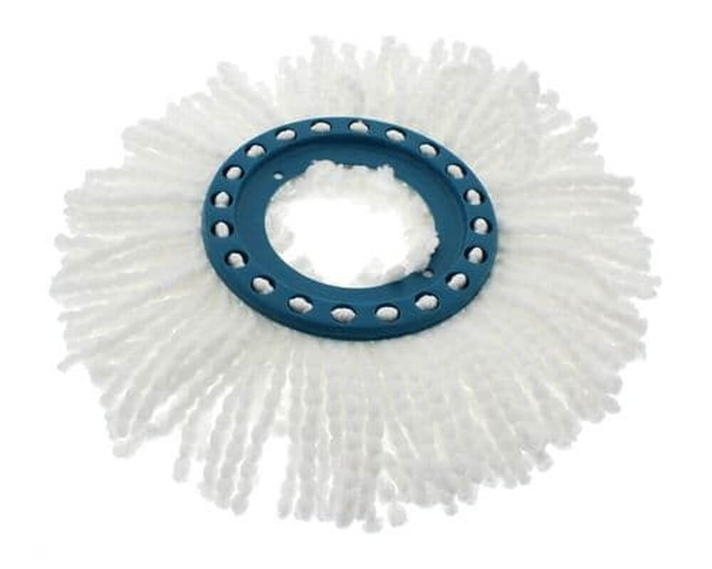 Leifheit Replacement Mop Head 2-Pack - Compatible with Twist Mop - Durable & Washable Microfiber Pads for Deep Cleaning Floors - Ideal for Hardwood, Tile & Laminate Surfaces