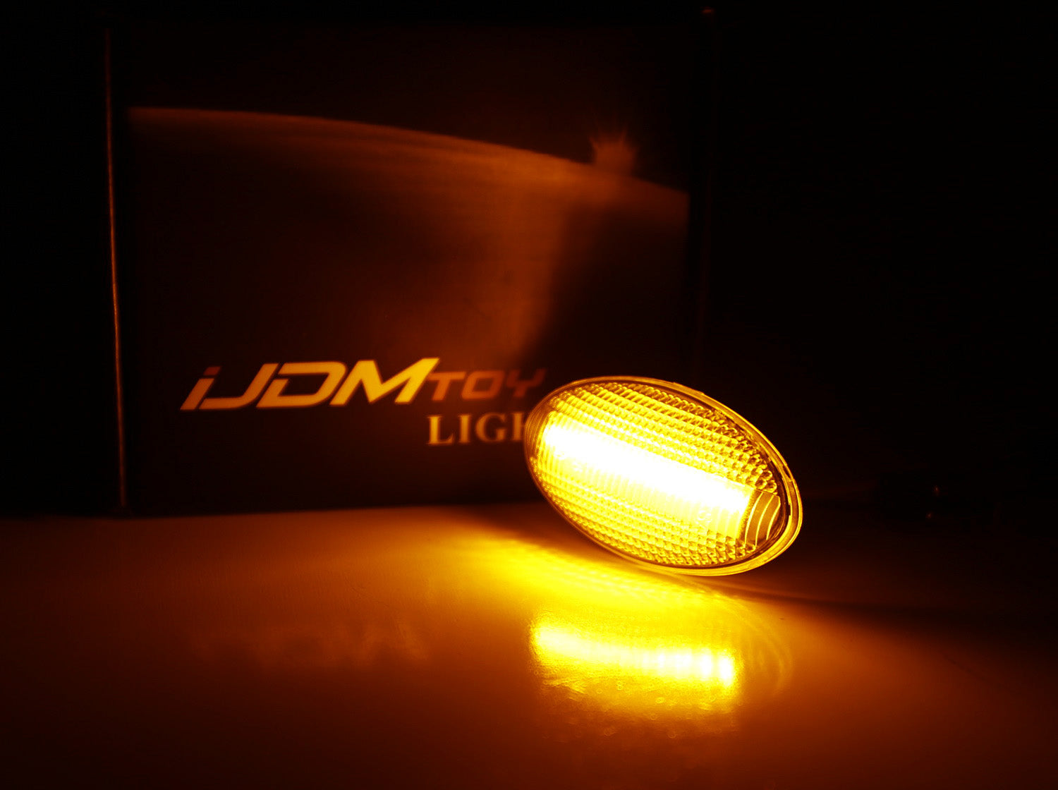 Amber LED Clear Lens Side Marker Lights for MINI Cooper MKI R50 R52 R53 - Upgrade Your Car's Style & Safety for Night Driving