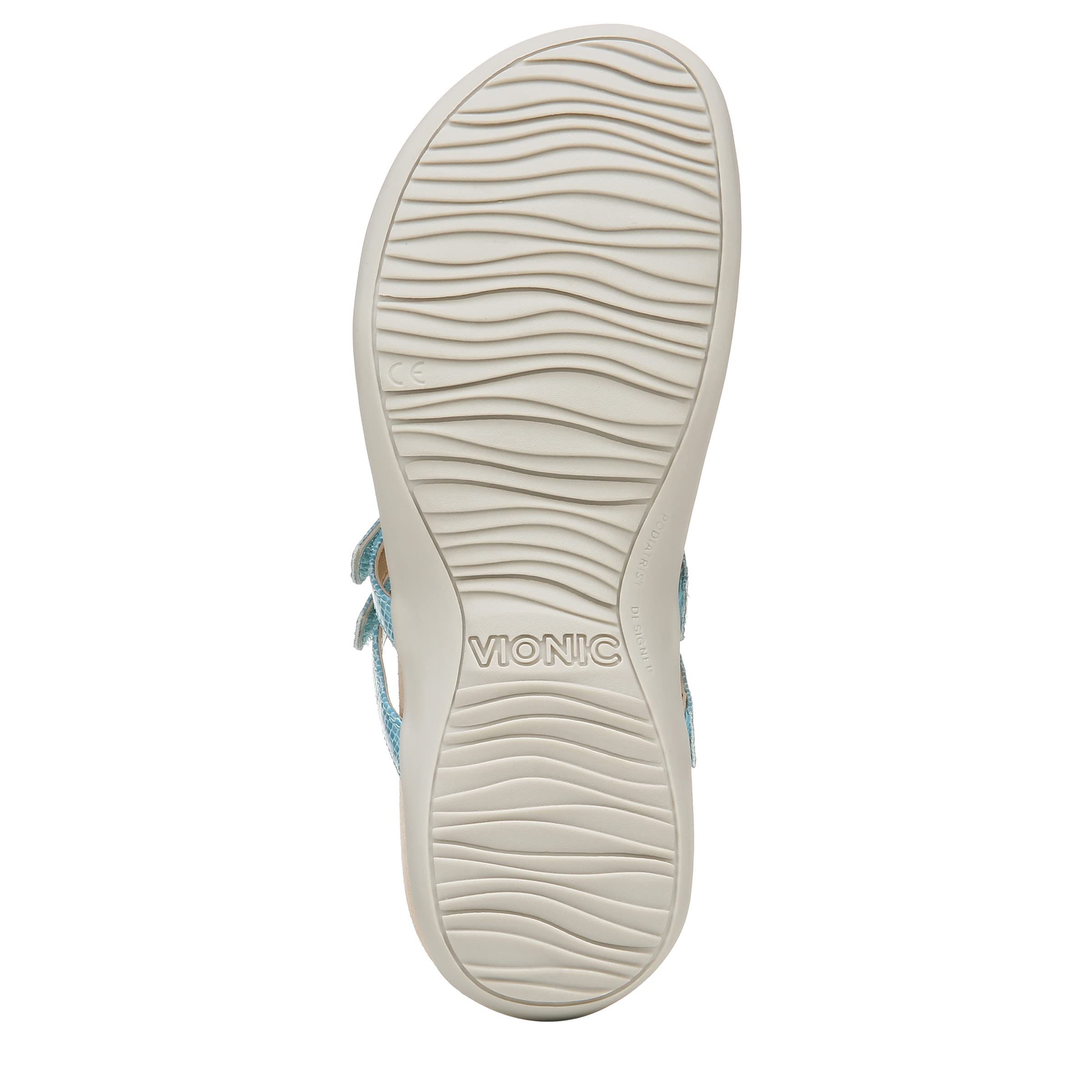 Vionic Elvia Women's Adjustable Orthotic Slip-On Sandals with Arch Support - Comfortable Walking Shoes for Plantar Fasciitis, Flat Feet & Heel Pain Relief - Perfect for Beach, Travel & Everyday Wear