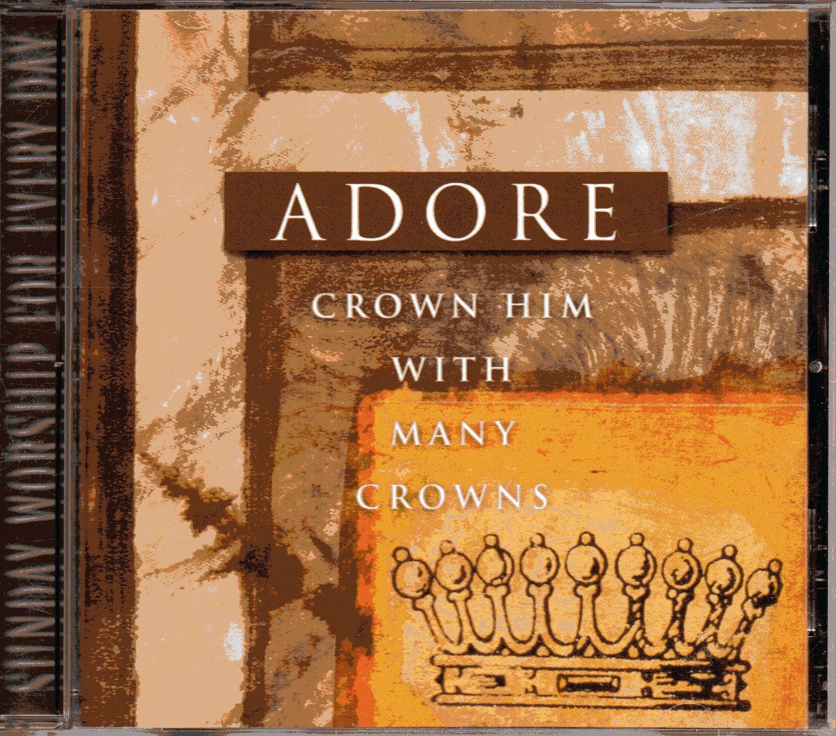 Crown Him with Many Crowns - Elegant Christian Home Decor for Church & Worship | Perfect for Bible Study, Prayer Rooms & Religious Gifts