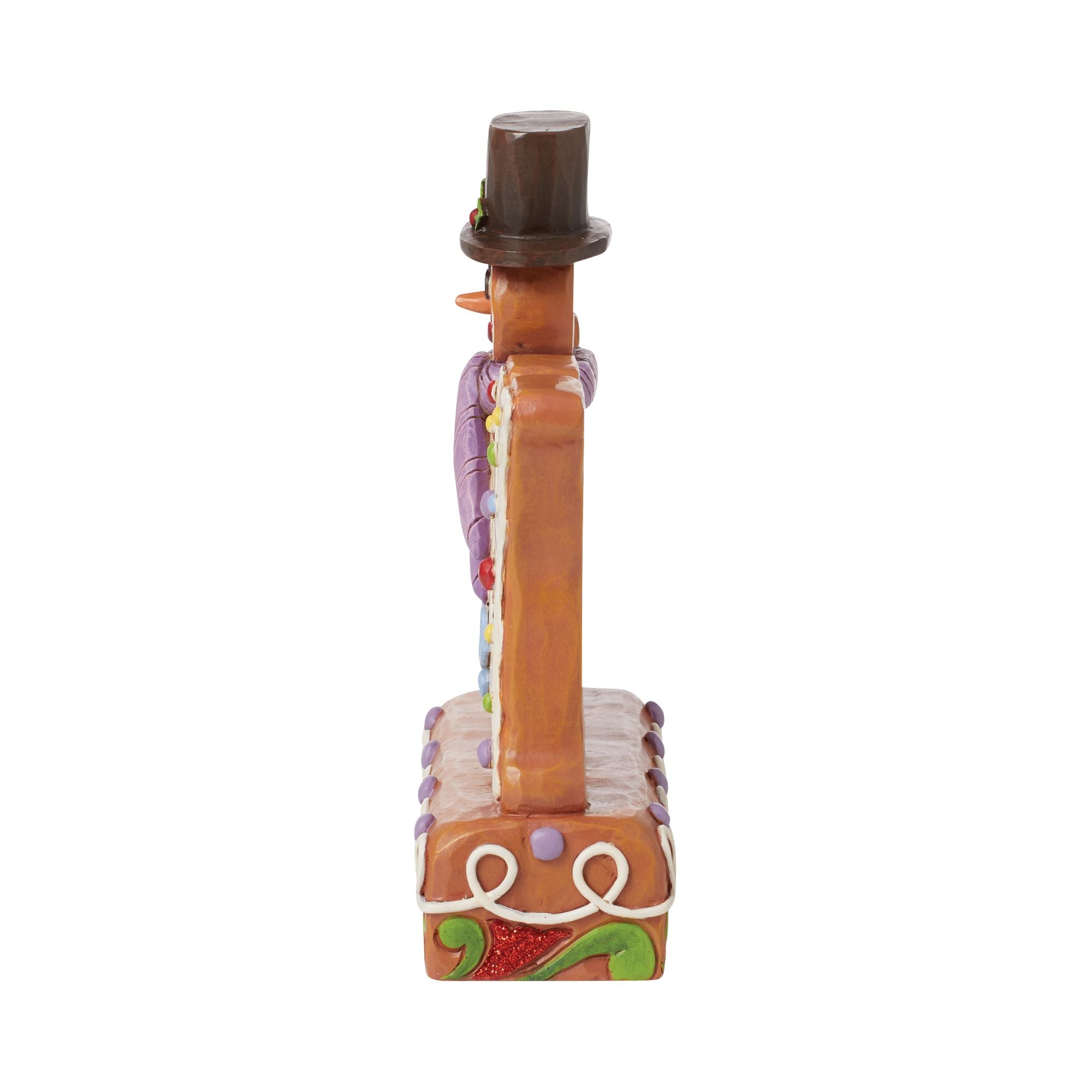 Gingerbread JOY Figurine - Festive Holiday Decor for Christmas Tree, Home, and Office | Perfect for Holiday Gifting and Seasonal Cheer