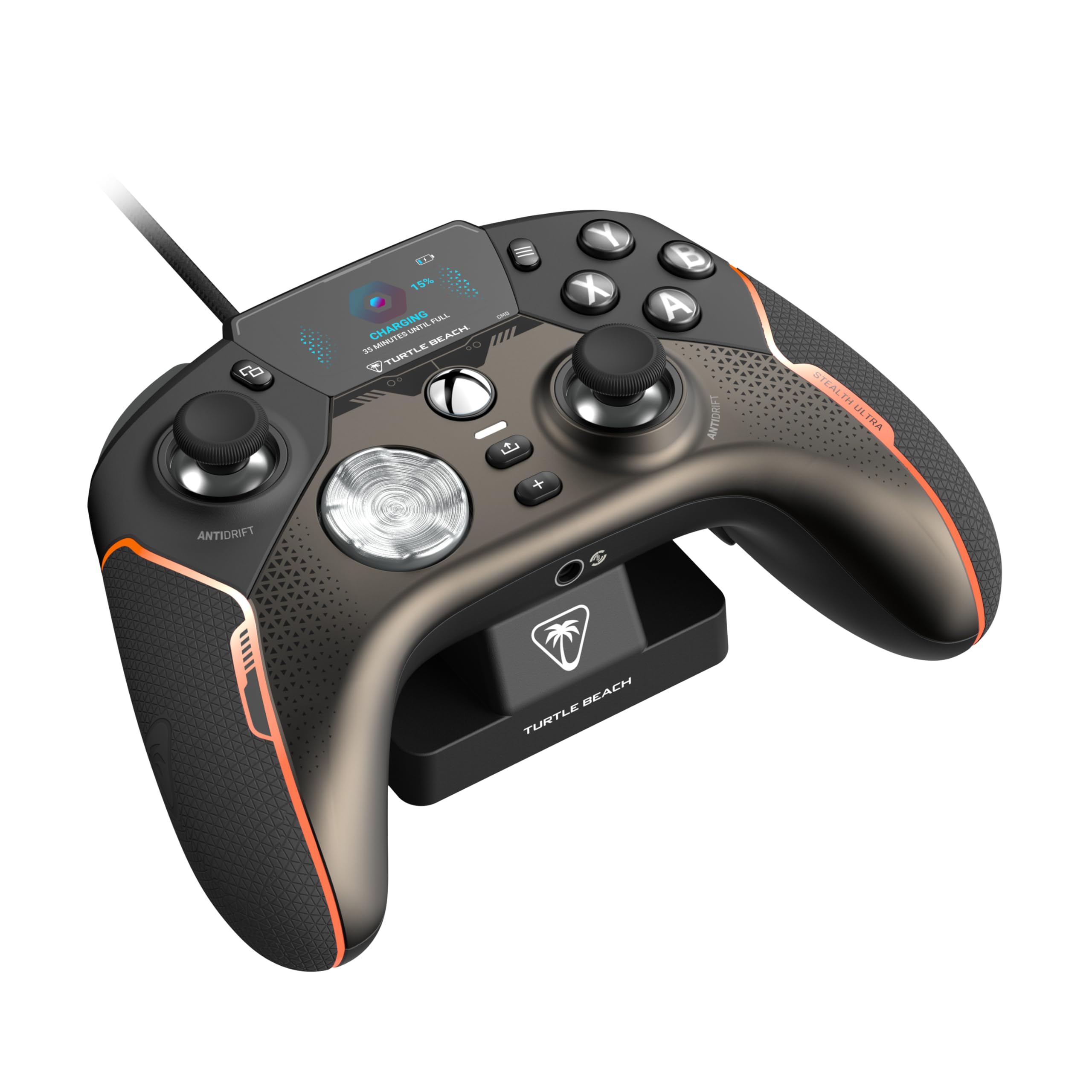 Turtle Beach Stealth Ultra Wireless Gaming Controller for Xbox Series X|S, Xbox One, PC & Android - LED Dashboard, RGB Lighting, 30-Hr Battery, Bluetooth - Perfect for Competitive Gaming & Streaming (Black)