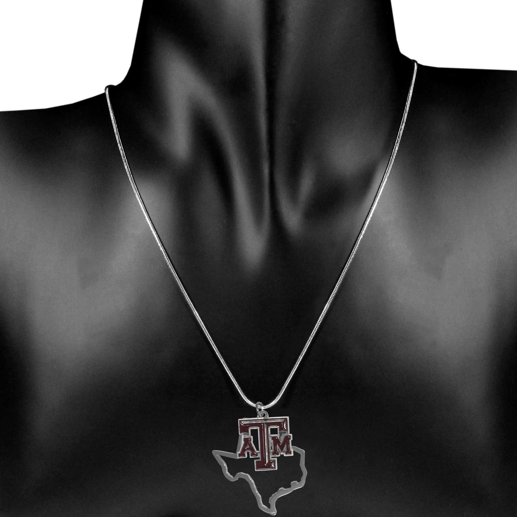Siskiyou NCAA Unisex State Charm Necklace for Men & Women - Perfect for College Fans, Game Day & School Spirit Gifts