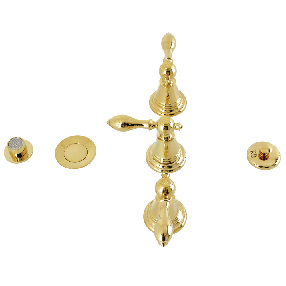 Kingston Brass KB328AL Victorian 3-Handle Bidet Faucet - Elegant Bathroom Fixture for Modern & Classic Bathrooms | Perfect for Spa-Like Luxury & Hygiene