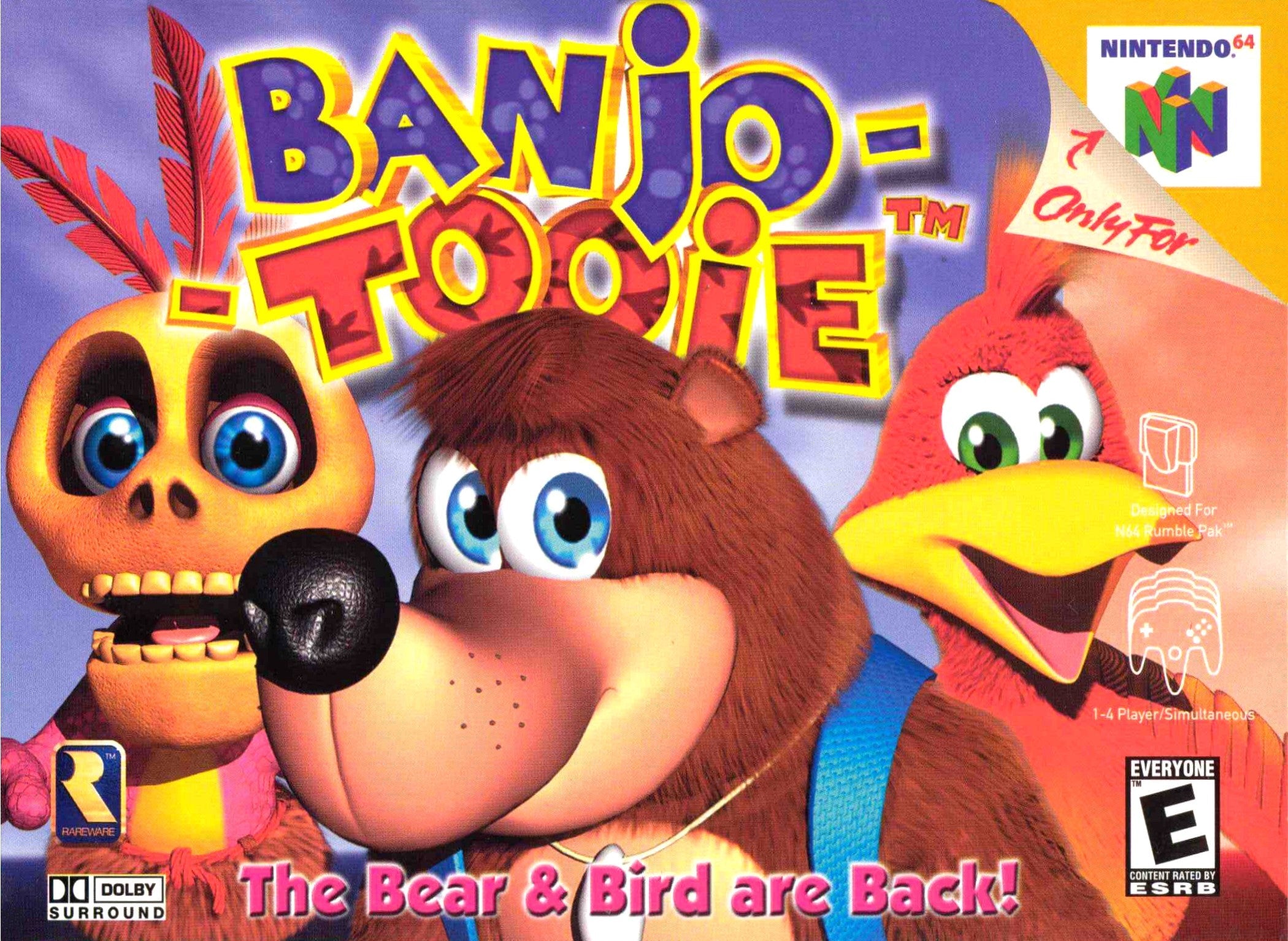 Used Banjo-Tooie N64 Video Game Cartridge - Classic Nintendo 64 Collectible for Retro Gaming Enthusiasts | Perfect for Nostalgic Play & Collector's Display
