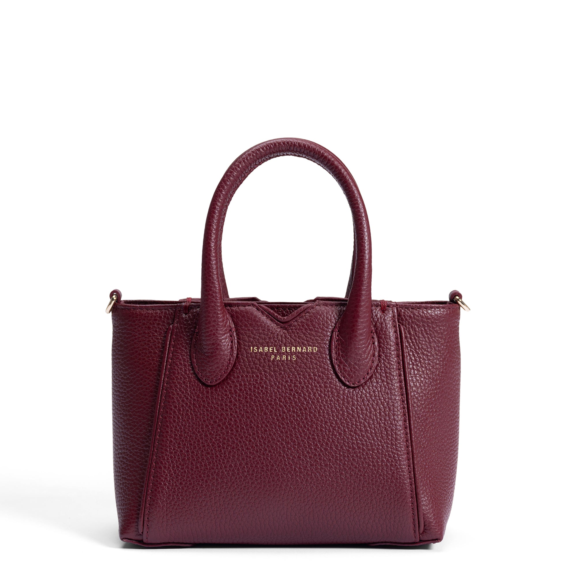 Honoré Cloe Mini Bordeaux Red Calfskin Leather Handbag for Women | Luxury Crossbody Purse for Date Night, Parties & Special Occasions