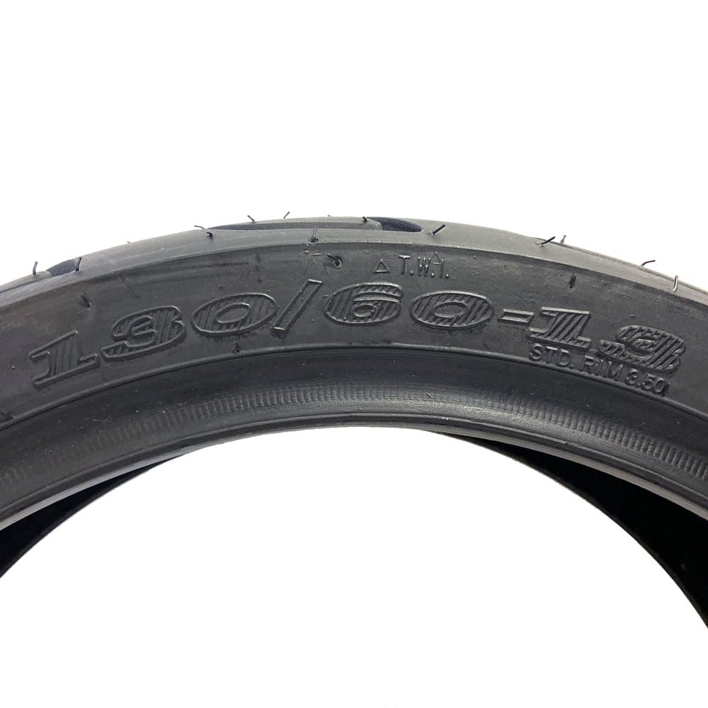MMG Set of 2 Tubeless Motorcycle Tires 130/60-13 for Scooter & Moped - Front or Rear Wheel Replacement | Perfect for City Commuting & Daily Rides