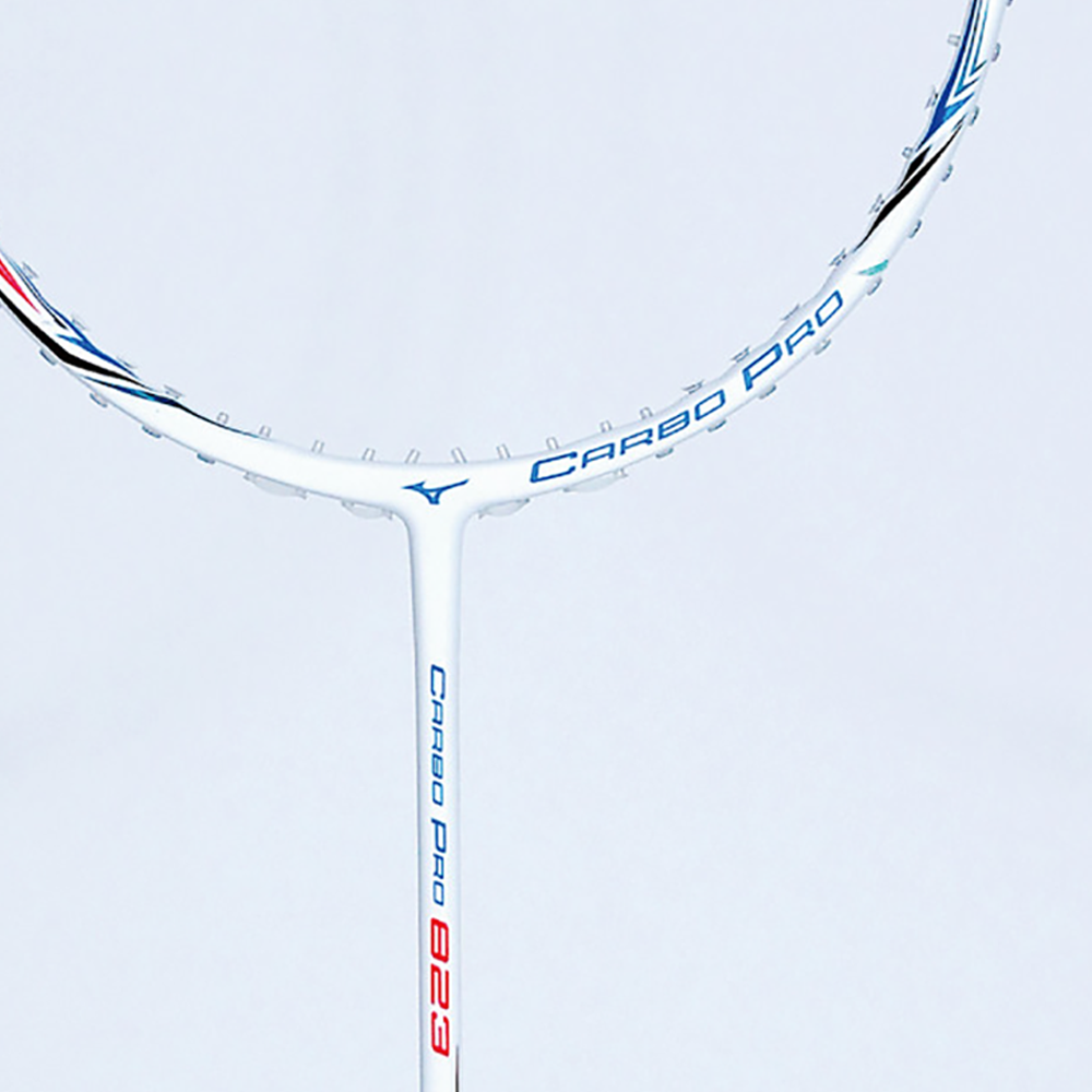 Mizuno Carbo Pro 823 Baseball Bat - White/Blue/Neon Red - Lightweight Carbon Fiber Design for Power Hitting - Perfect for Youth & Adult Baseball Games, Training & Tournaments