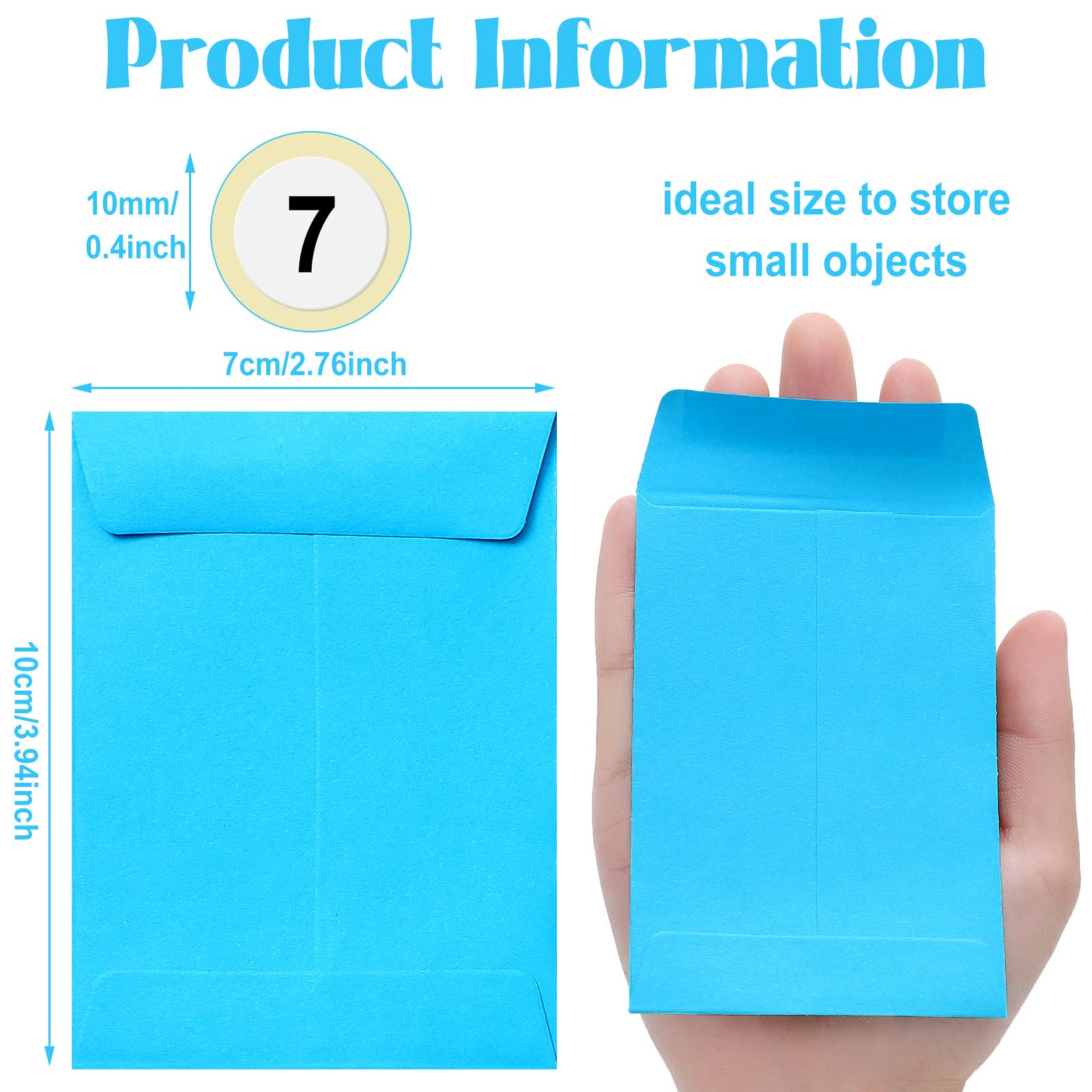 100-Pack 4x3 Inch Cash Envelopes for Budgeting - Money Saving Challenge Envelopes with Stickers for Coins, Checks & Gift Cards - Home & Office Organization (Multicolor) | Perfect for Dave Ramsey Budget System, Cash Stuffing & Financial Planning