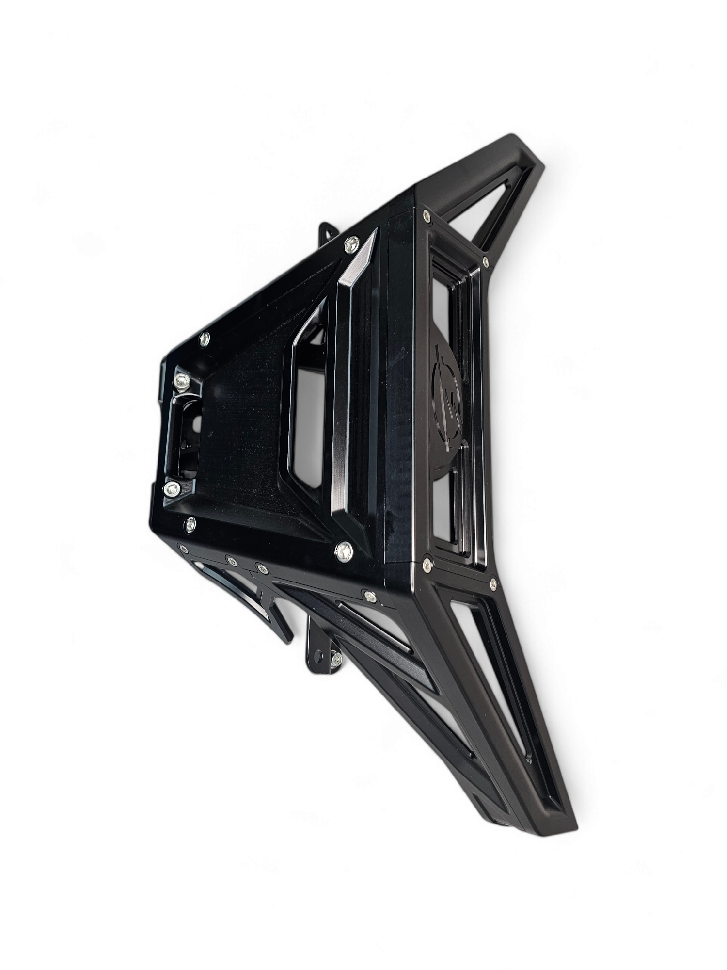 Can Am X3 Maverick Front Winch Bumper (2017-Present) - Black Anodized Billet Aluminum FWB210035 | Off-Road & Trail Riding Accessory