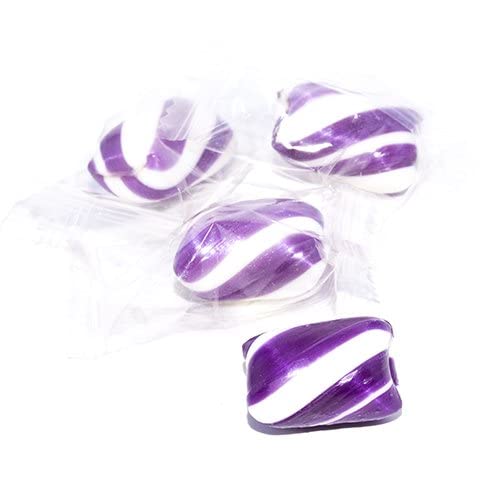 Purple Mint Candy Twists - 5lbs for Office & Parties