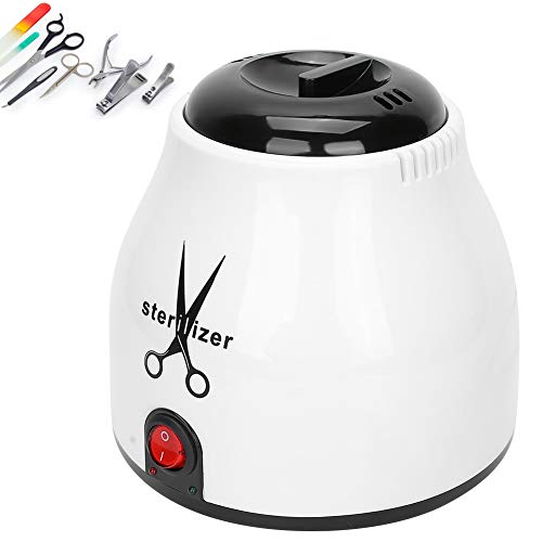 100W Nail Tool Sterilizer Pot - Professional Manicure Salon Equipment for Disinfecting Nippers, Scissors & Metal Tools | Automatic UV Sanitizer for Nail Art Tools & Beauty Salon Hygiene | Perfect for Salon Sanitation & Home Manicure Safety