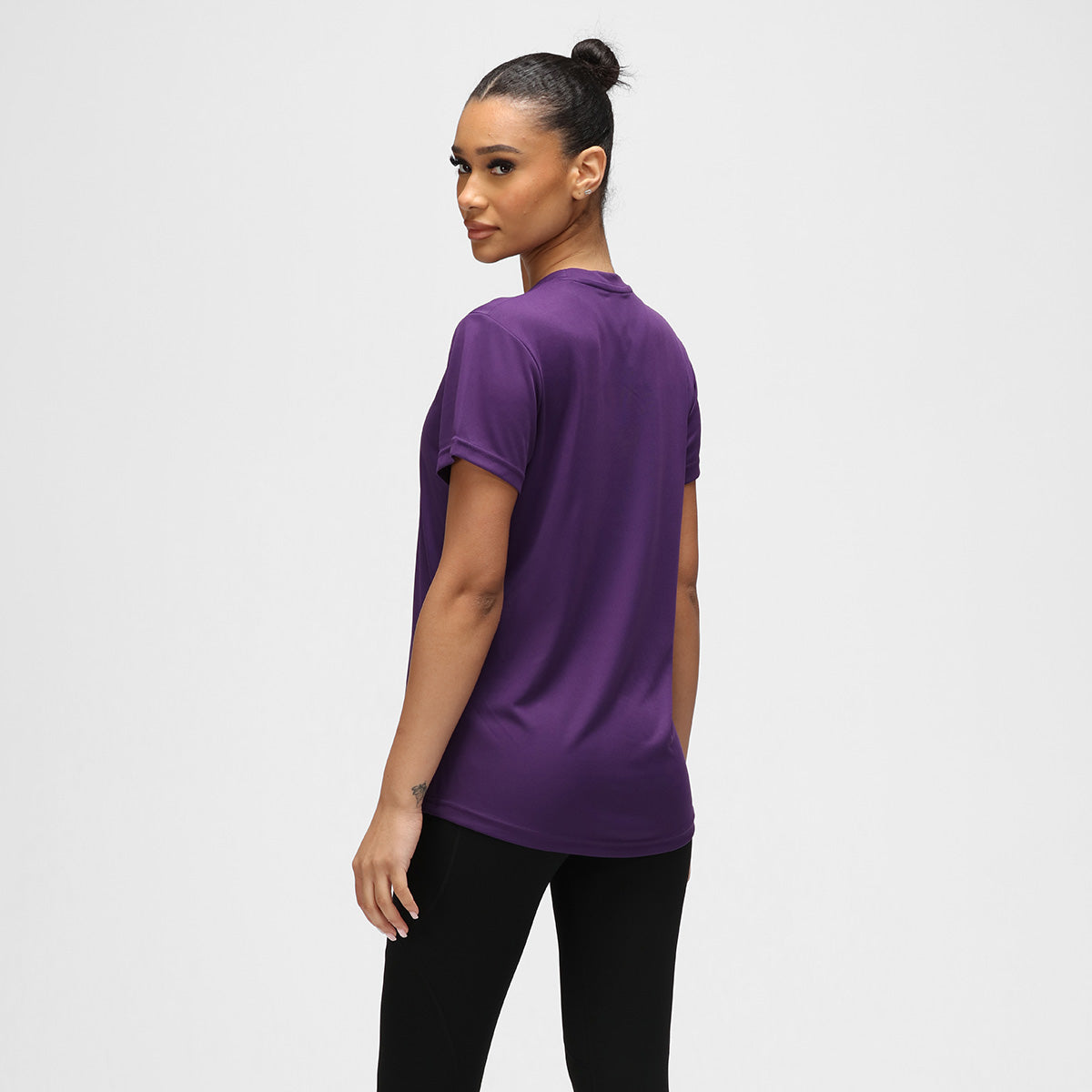 Purple Diamond Women's Performance T-Shirt - Moisture Wicking & Breathable for Workouts, Yoga & Active Lifestyle