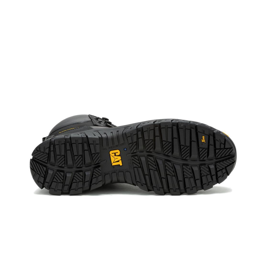 **Threshold Rebound Waterproof Composite Toe Work Boots for Men - Black - Slip Resistant & Comfortable for Construction, Hiking & Outdoor Work**
