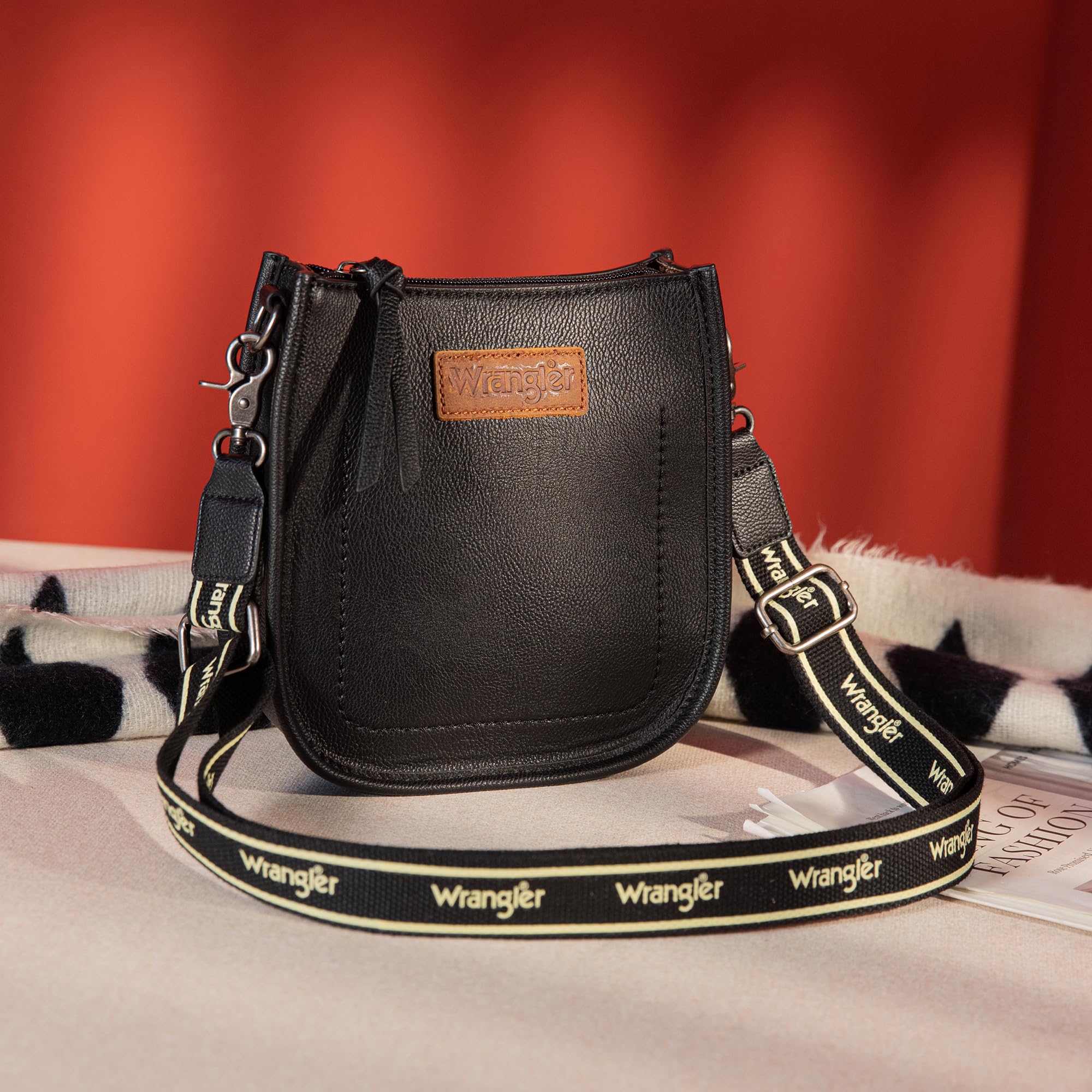 Wrangler Small Crossbody Bags for Women - Cute Mini Shoulder Purse Handbag for Everyday Use, Travel & Shopping