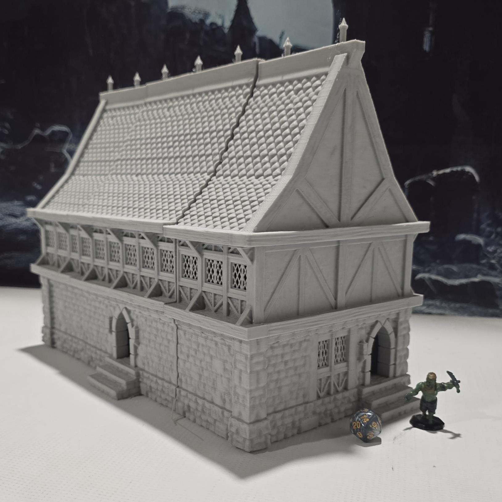Dungeons & Dragons Modular Terrain Set - Medium Warehouse 2 for DnD, Pathfinder & Tabletop Wargaming | RPG Game Accessories for Fantasy Battle Scenes