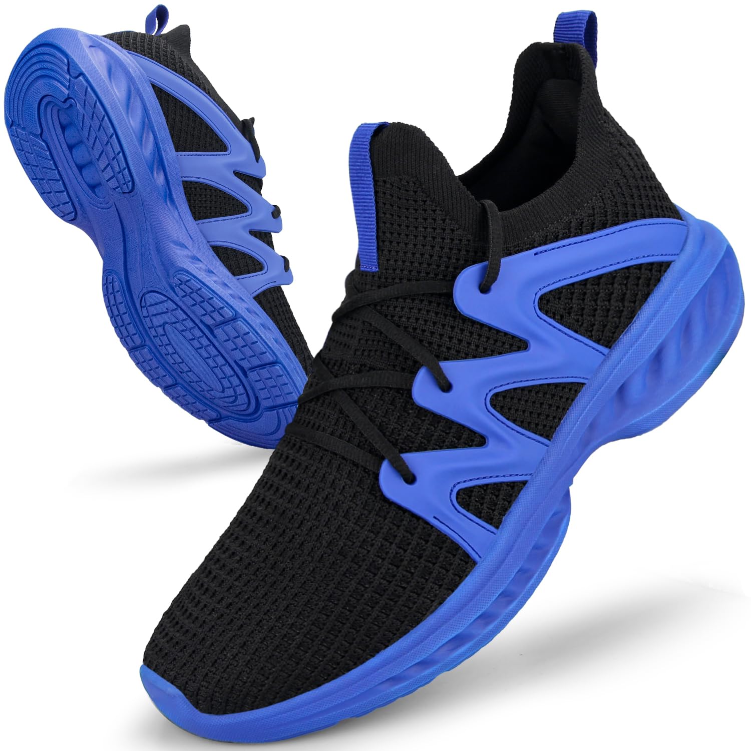 **Men's Slip-On Walking Shoes - Lightweight, Breathable & Non-Slip Running Sneakers for Gym, Tennis & Casual Wear - Perfect for Workouts, Travel & Everyday Comfort**