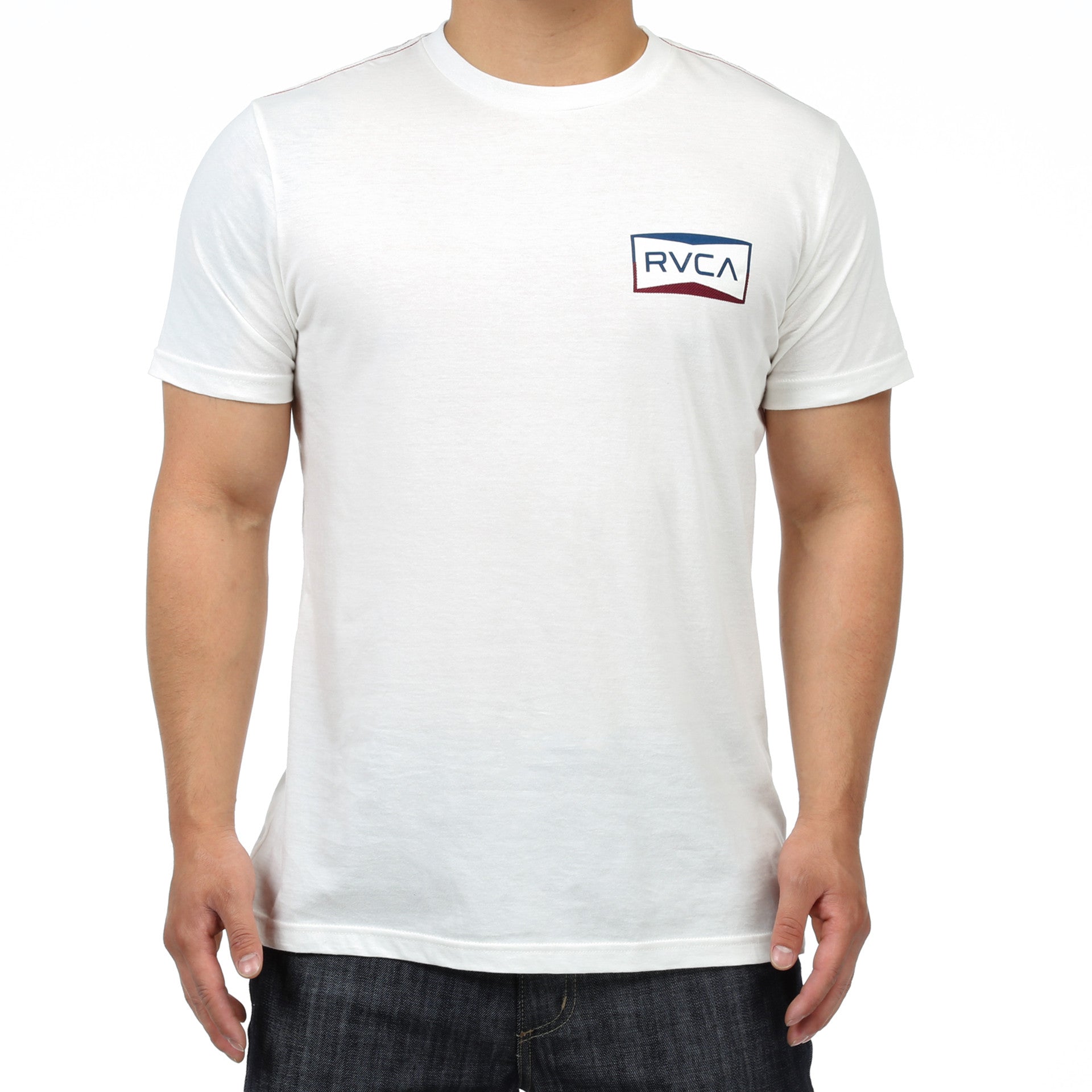 RVCA Rereds Tee Men's Vintage Graphic T-Shirt - Soft Cotton Casual Shirt in Antique White | Perfect for Streetwear, Skateboarding & Everyday Comfort
