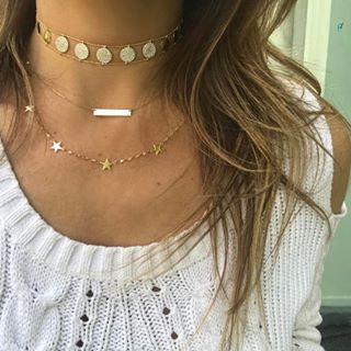 14K Gold Mini Bar Necklace - Dainty & Elegant Layering Jewelry for Women - Perfect for Everyday Wear, Gifts & Special Occasions