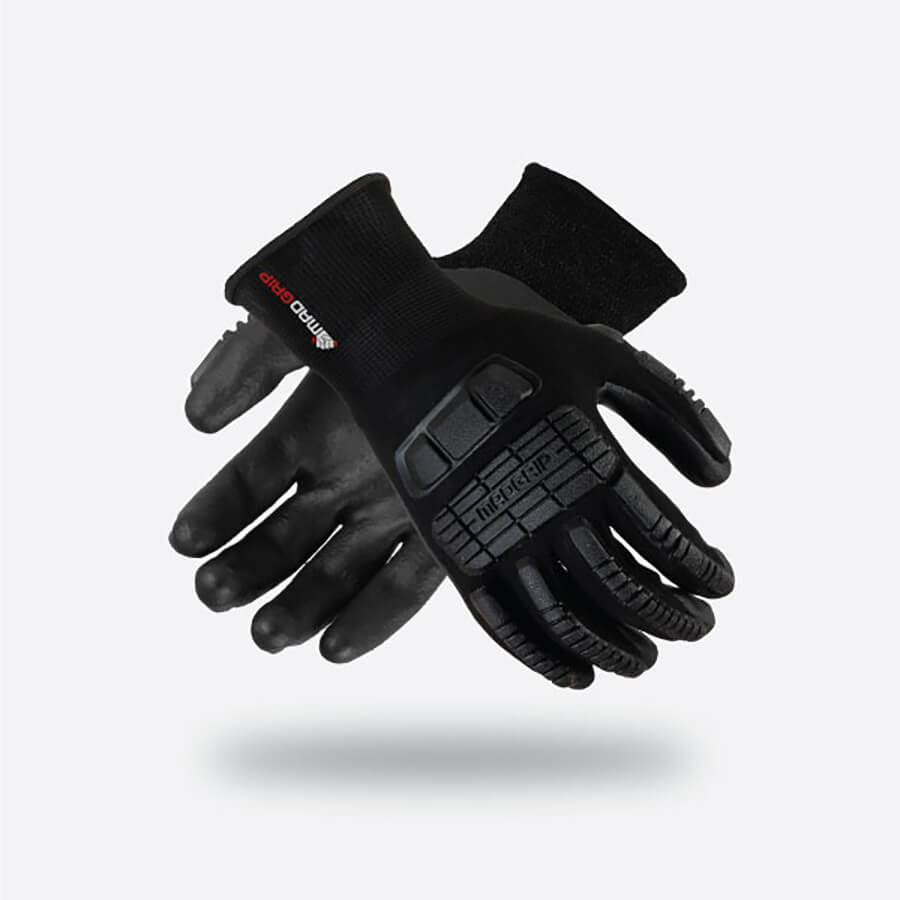 MadGrip EGRO IMPACT Gloves - Durable Work Gloves for Construction, Gardening & DIY Projects - Non-Slip Grip & Impact Protection - Ideal for Heavy-Duty Tasks & Outdoor Activities