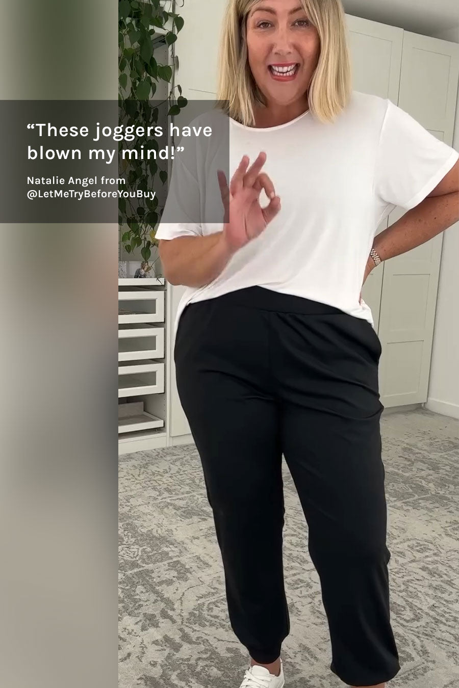 Smart Jogger Running Pants for Men - Lightweight Breathable Workout Joggers with Pockets - Perfect for Gym, Jogging & Casual Wear (Black)