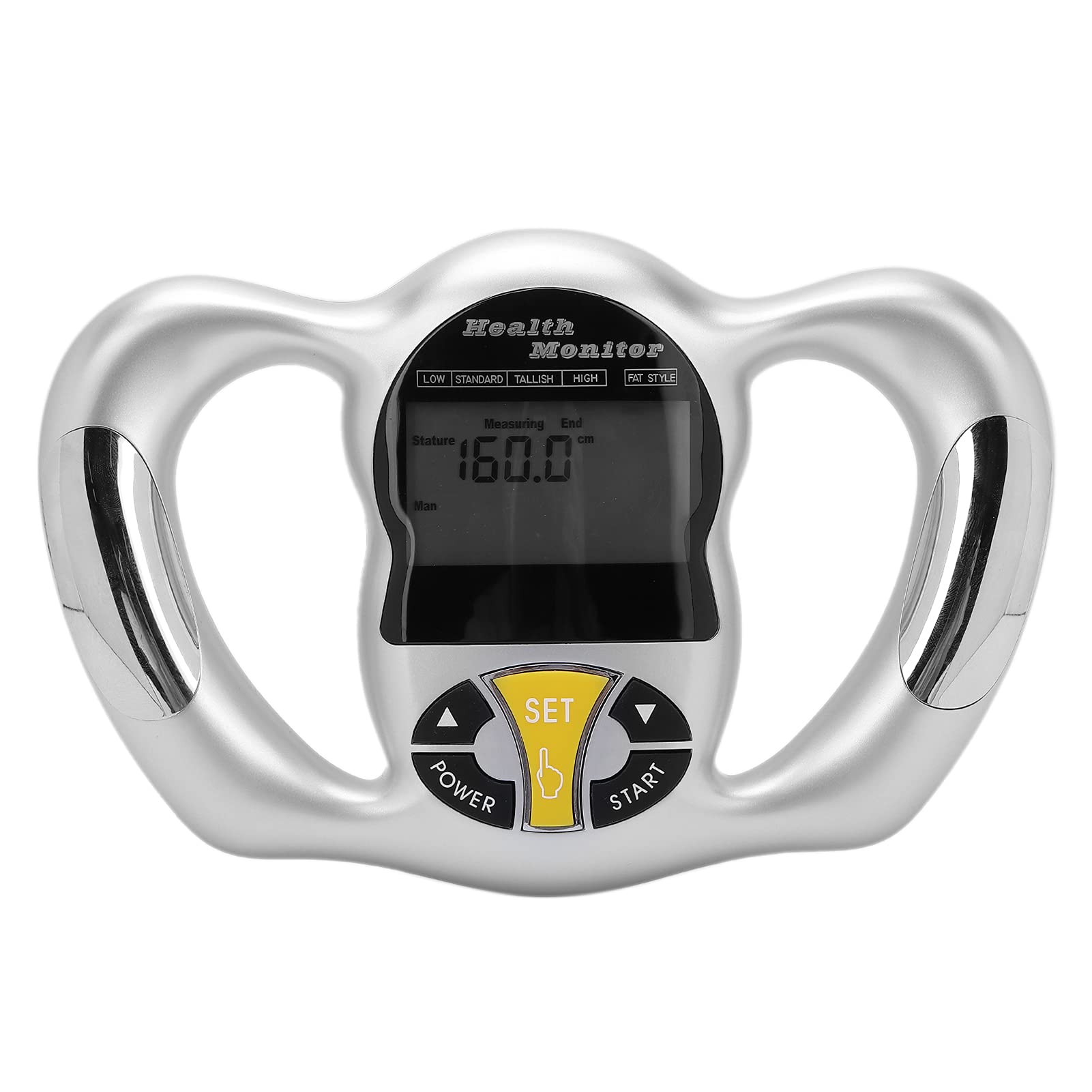 Portable Body Fat Analyzer - Accurate BMI & Body Composition Tester with Fast Measurement for Home & Gym Use | Digital Fat Monitor for Fitness & Weight Loss Tracking