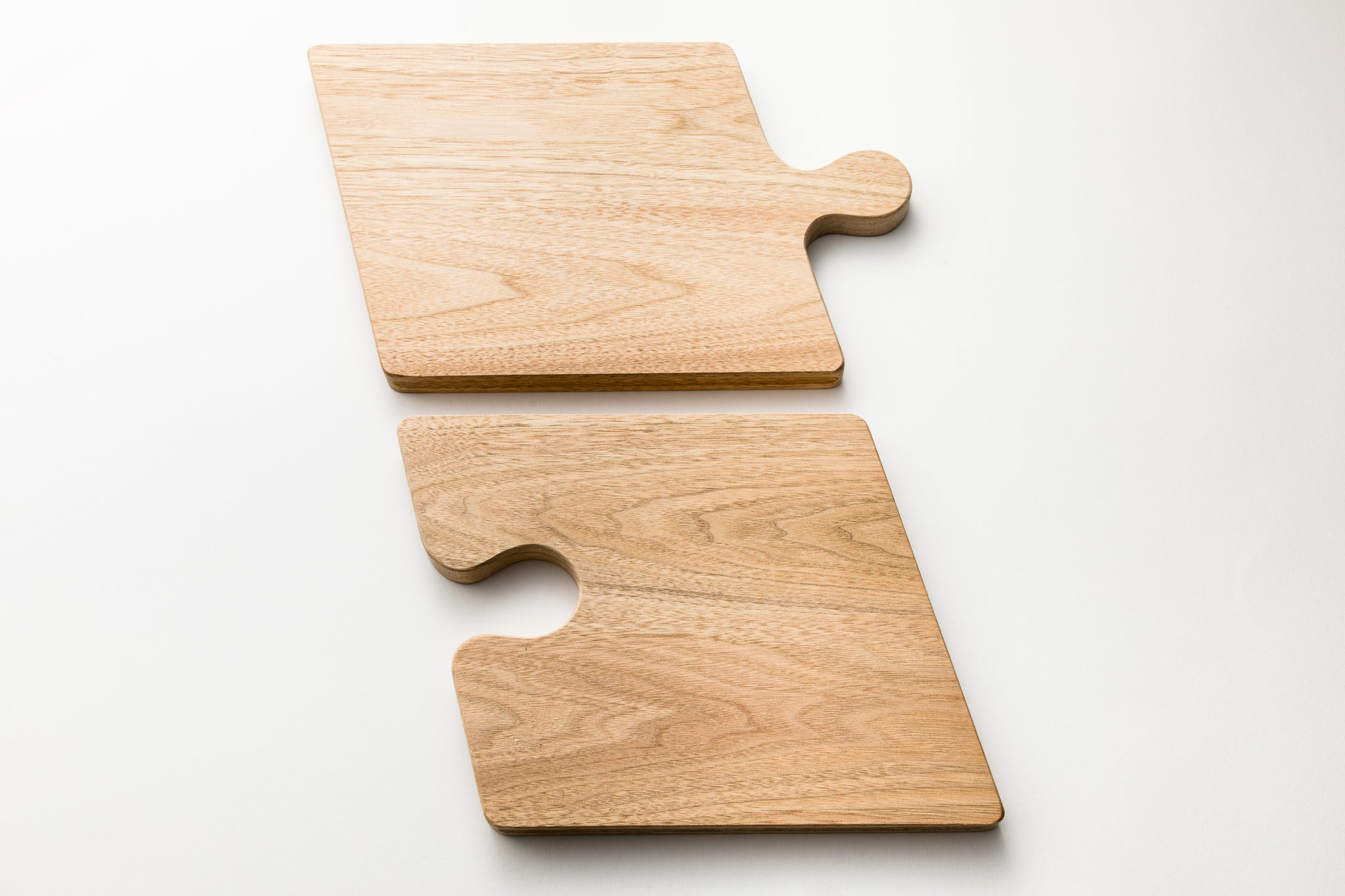 Premium Nagomi Japan Wooden Puzzle Cutting Board - Non-Slip, Dishwasher Safe - Perfect for Sushi, Cheese, Charcuterie & Kitchen Decor
