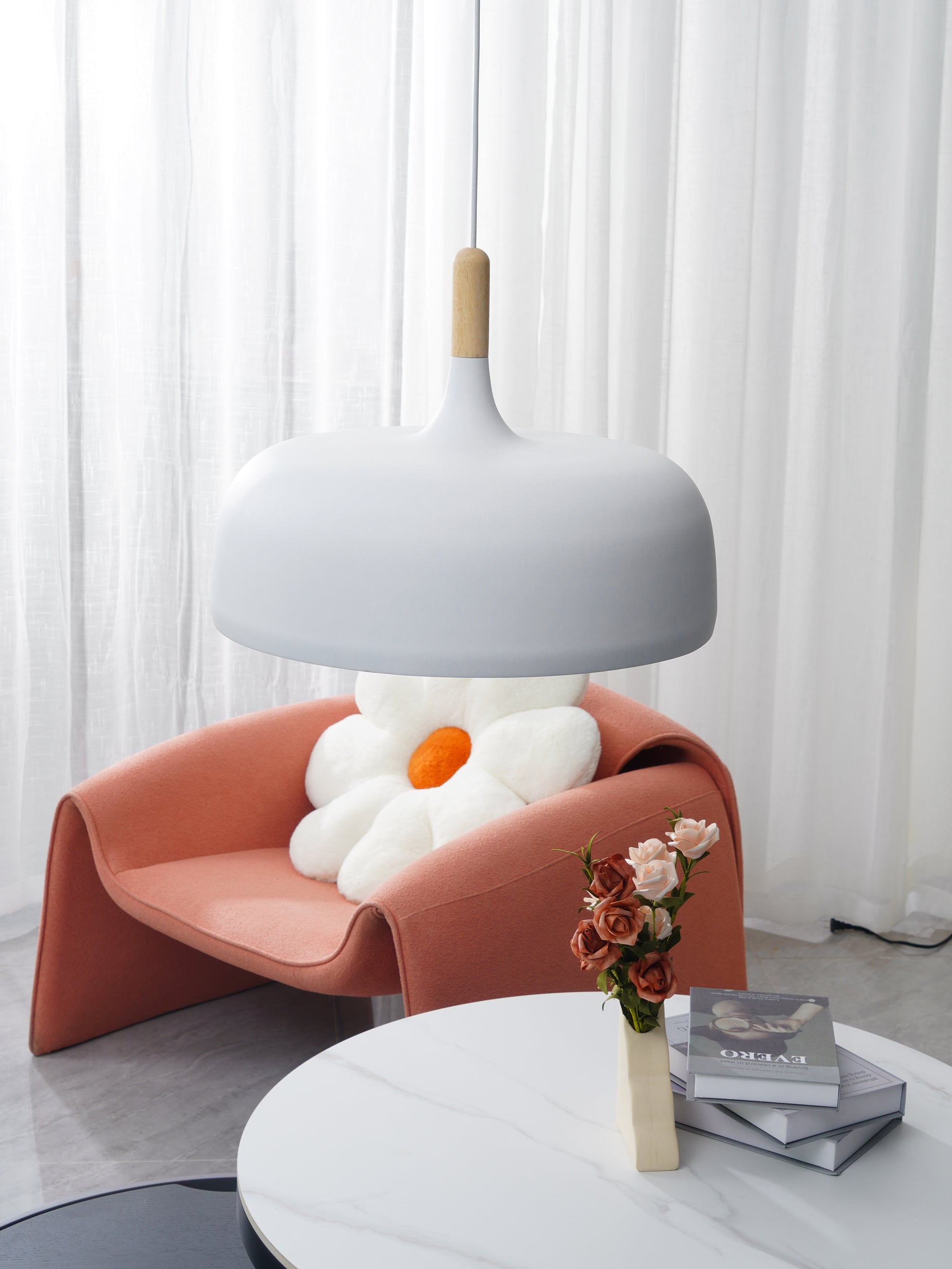 Stylish Acorn Pendant Light Fixture - Modern Hanging Ceiling Lamp for Kitchen Island, Dining Room & Bedroom Decor