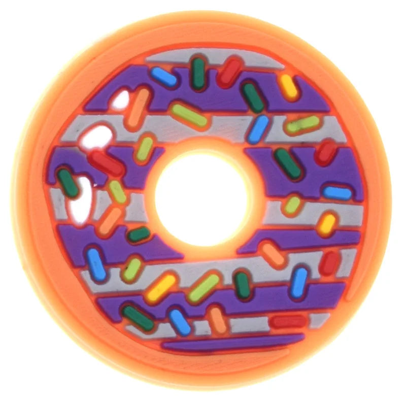 Trendy Donut Shoe Charms Pins for Crocs - Cute Decorative Accessories for Kids & Adults - Perfect Christmas, Birthday Party Gifts for Boys & Girls - Great for School, Travel & Casual Wear