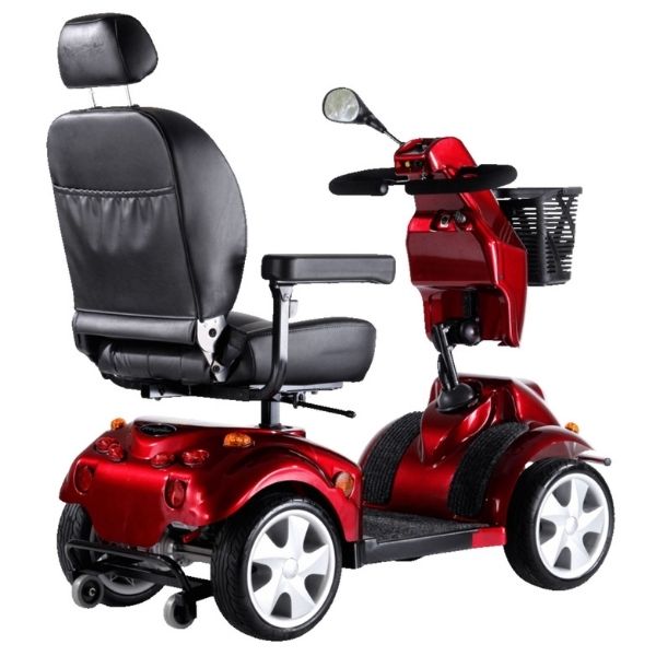 FreeRider USA FR 510F II Heavy Duty 4 Wheel Mobility Scooter - 500 lbs Weight Capacity - Bariatric Electric Scooter for Adults - Ideal for Indoor & Outdoor Use, Shopping Malls, Parks, and Travel