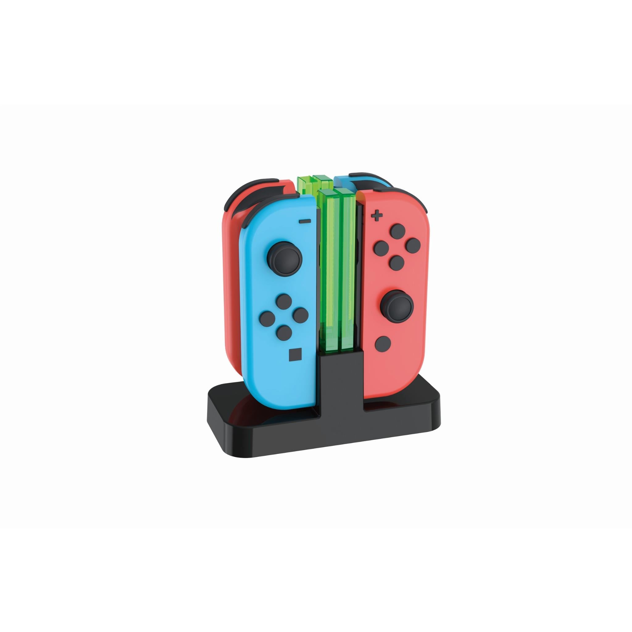 Nintendo Switch Joy-Con Quad Charger - Fast Charging Dock for 4 Controllers | Perfect for Gaming Parties & Multiplayer Sessions