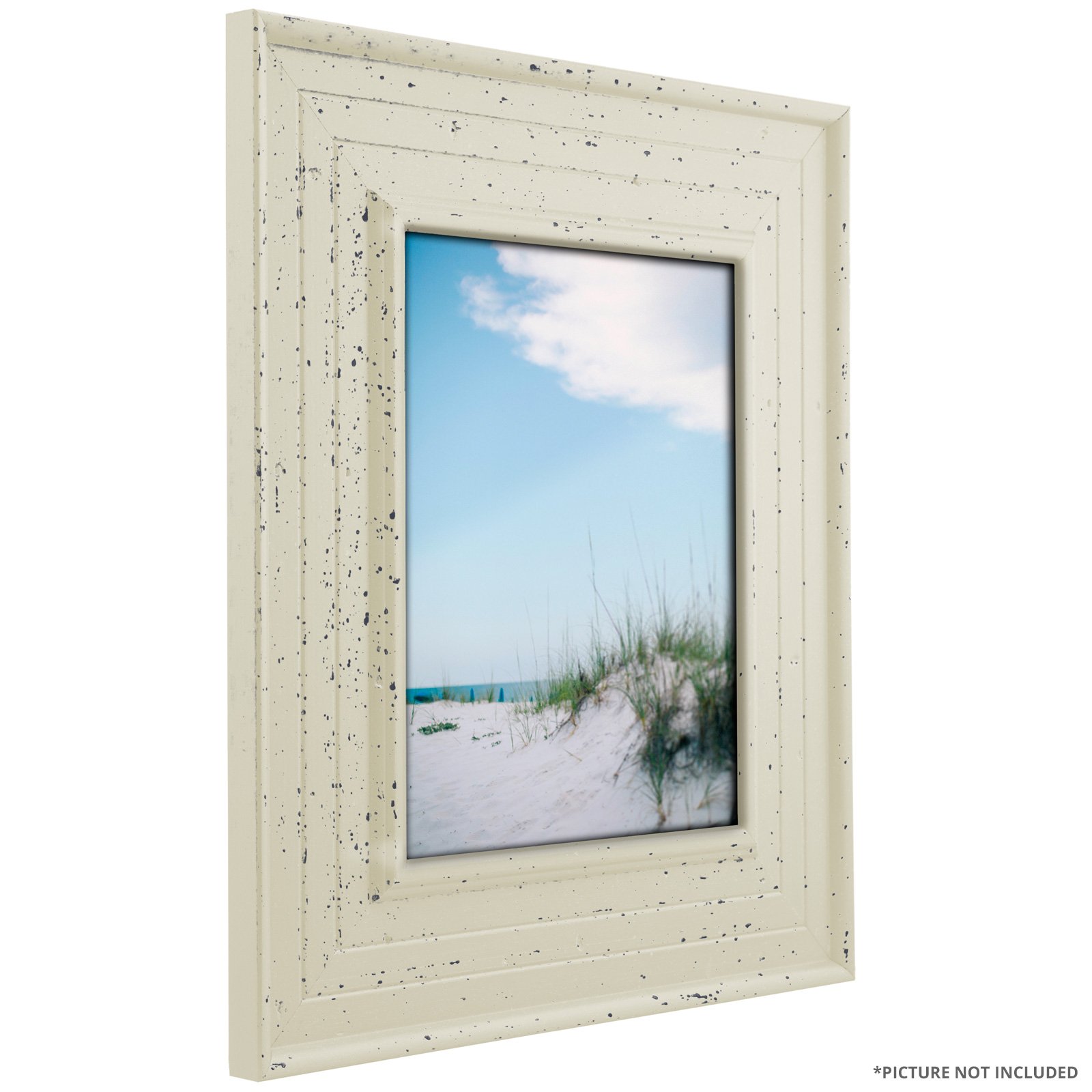 Craig Frames 13x19 Inch Weathered Off-White Picture Frame Set of 4 - Perfect for Wall Gallery, Home Decor & Office Display