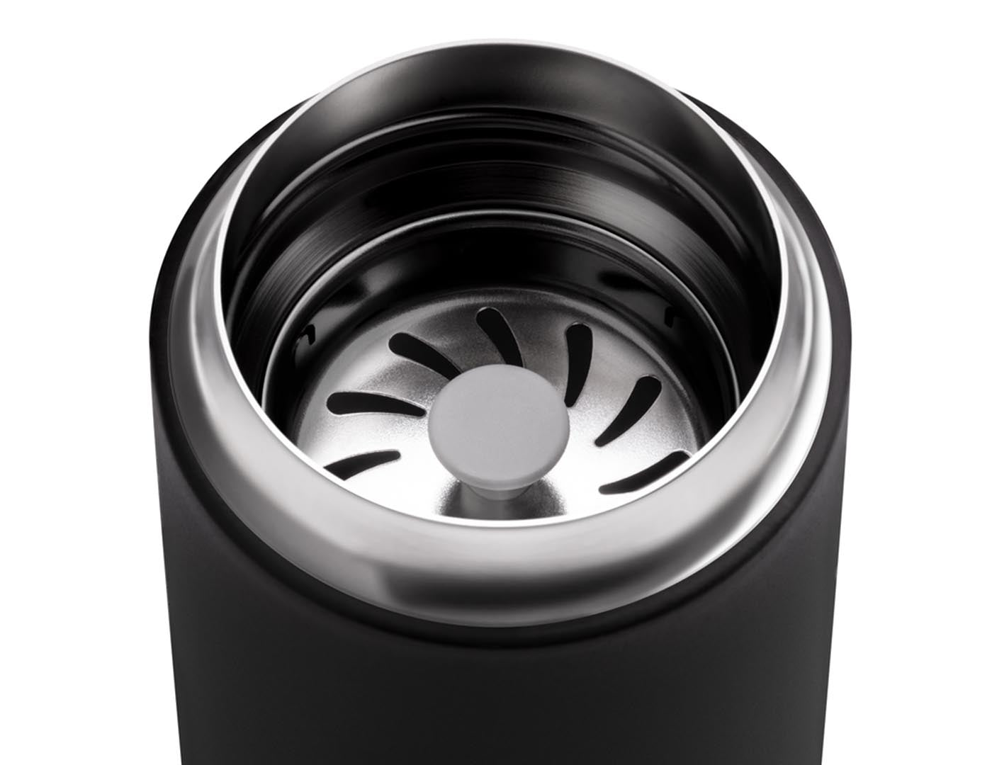 Carter Move Mug 12oz Matte Black - Insulated Travel Coffee Cup with Lid - Perfect for Office, Commuting & Outdoor Adventures