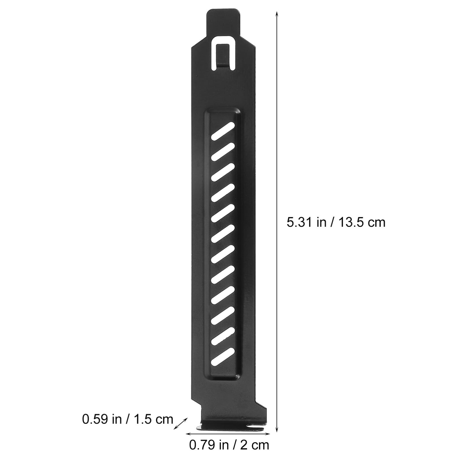 UKCOCO 20pcs Stainless Steel PCI Slot Covers - Blanking Plates for Computer Case, GPU Bezel, RGB Case Modding, Chassis Bits & Deflector | Perfect for PC Builds, Gaming Rigs & Custom Computer Modifications