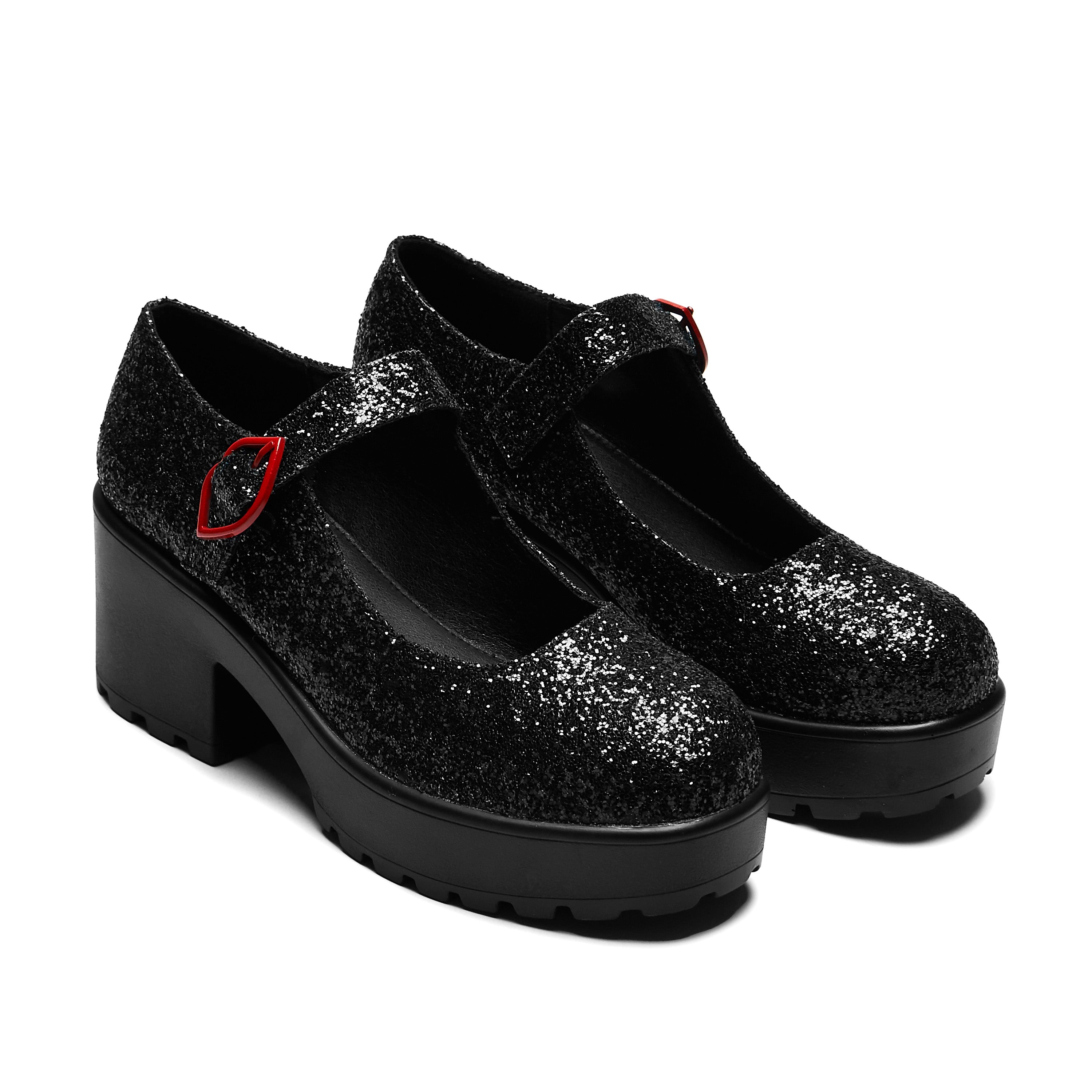 Sparkly Mary Jane Shoes 'Columbia’s Solo Edition' – Elegant & Comfortable for Weddings, Parties, and Special Occasions