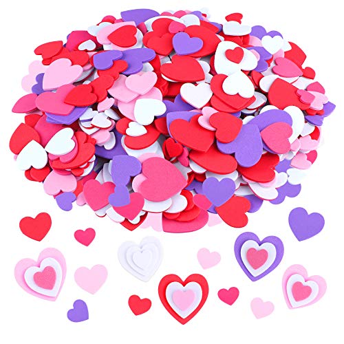 Red, Hot Pink, Pink, White, Purple