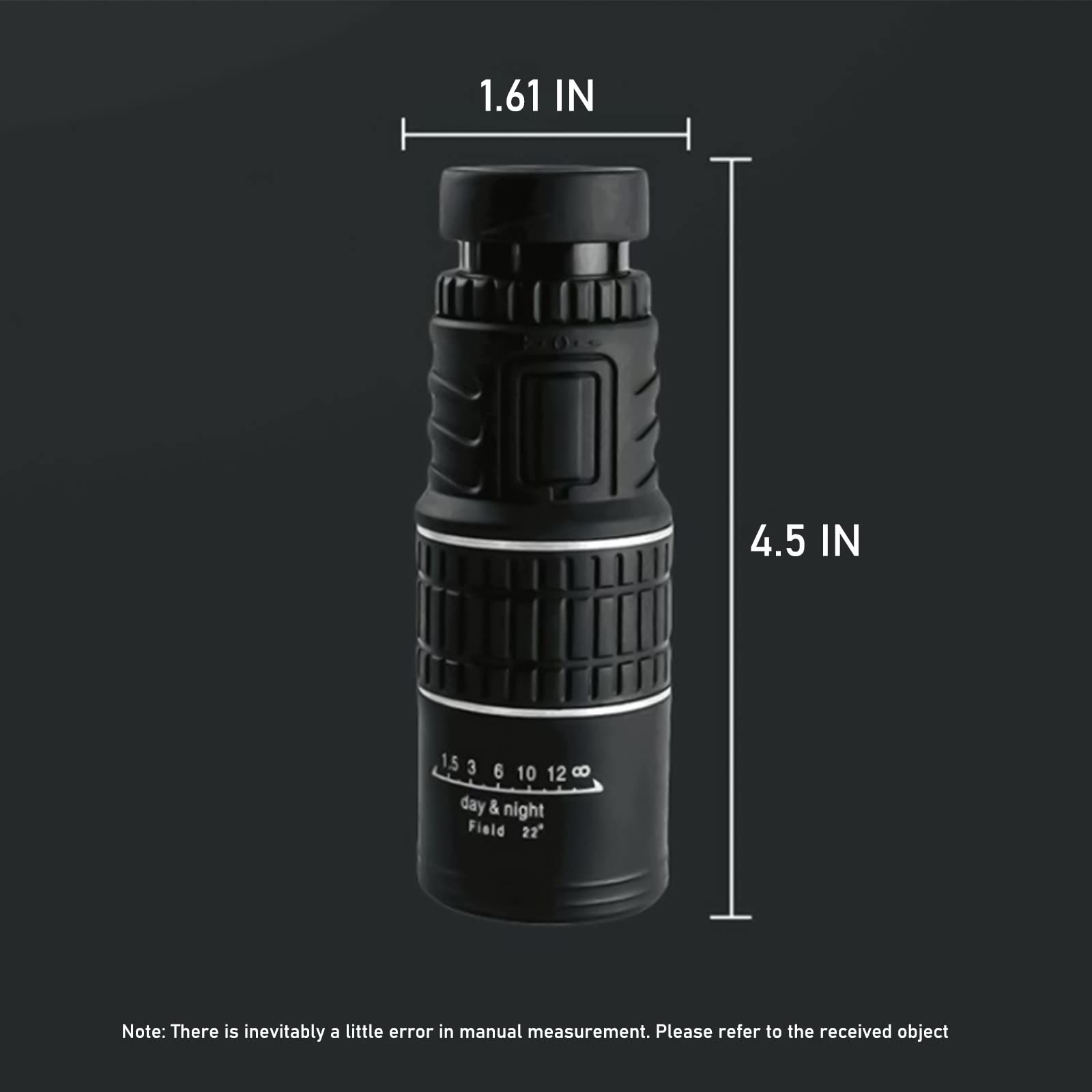 30x52 Monocular Telescope with Smartphone Adapter - HD Spotting Scope for Bird Watching, Hunting, Hiking & Travel | Compact & Lightweight for Outdoor Adventures, Night Vision & Survival Gear | Perfect Gift for Men & Women